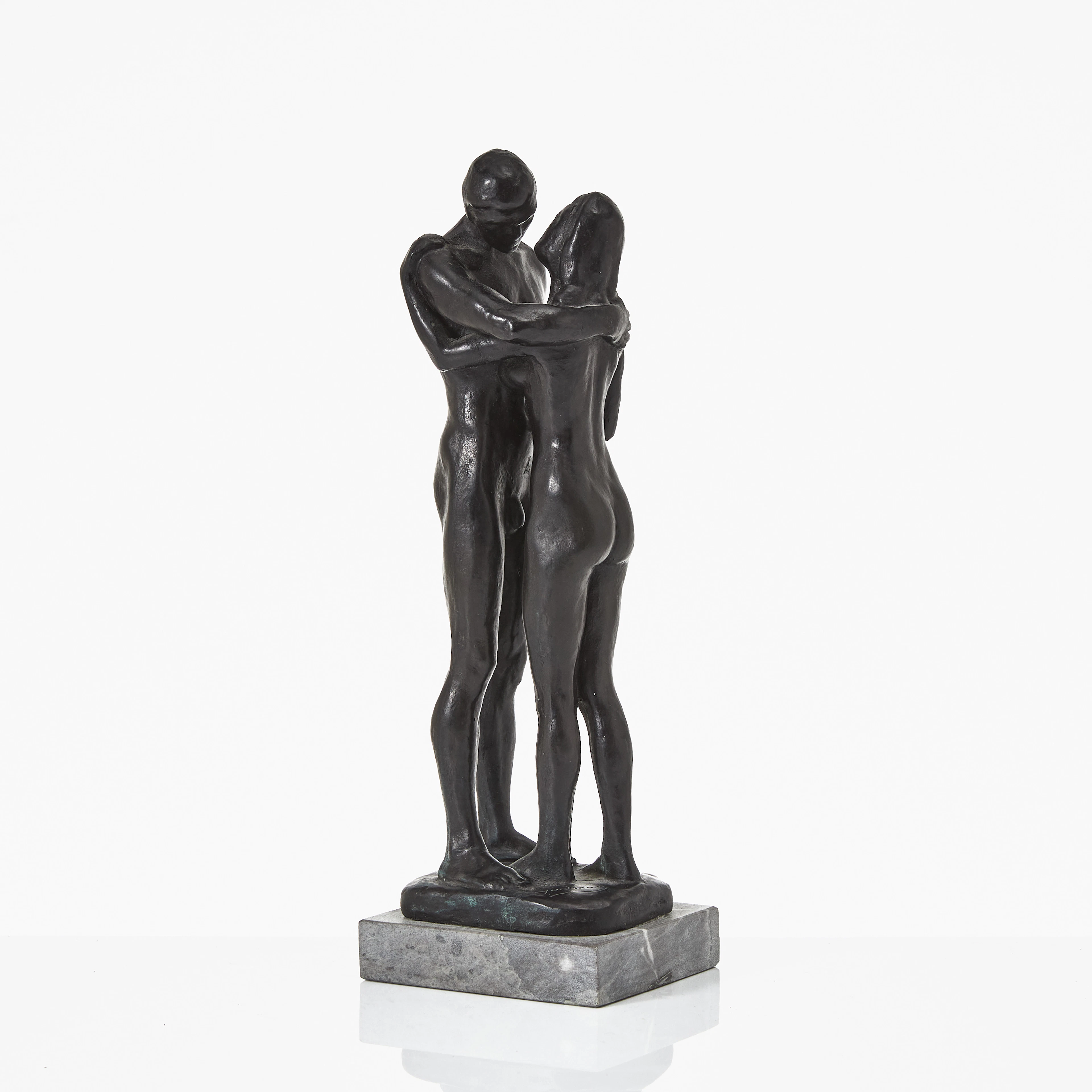 GUDMAR OLOVSON. "De två träden - Les deux arbres", skulptur, patinerad