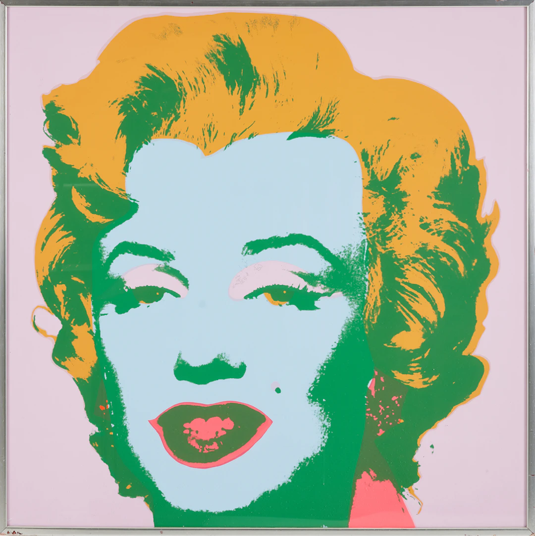ANDY WARHOL. EFTER. "Marilyn". Stämplad Published by Sunday B Morning