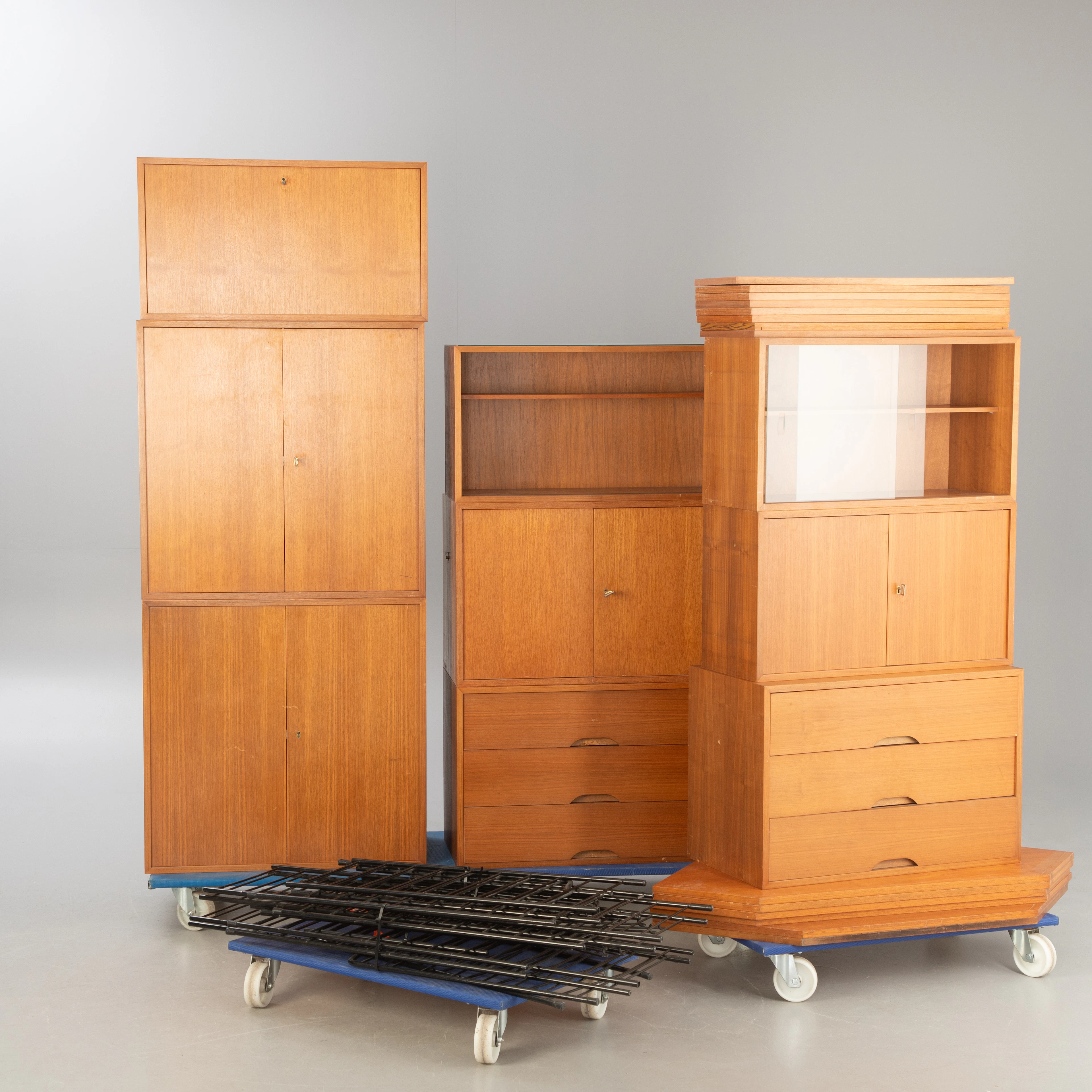 WHB Teak Regalsystem, Deutschland, 1960er Jahre.