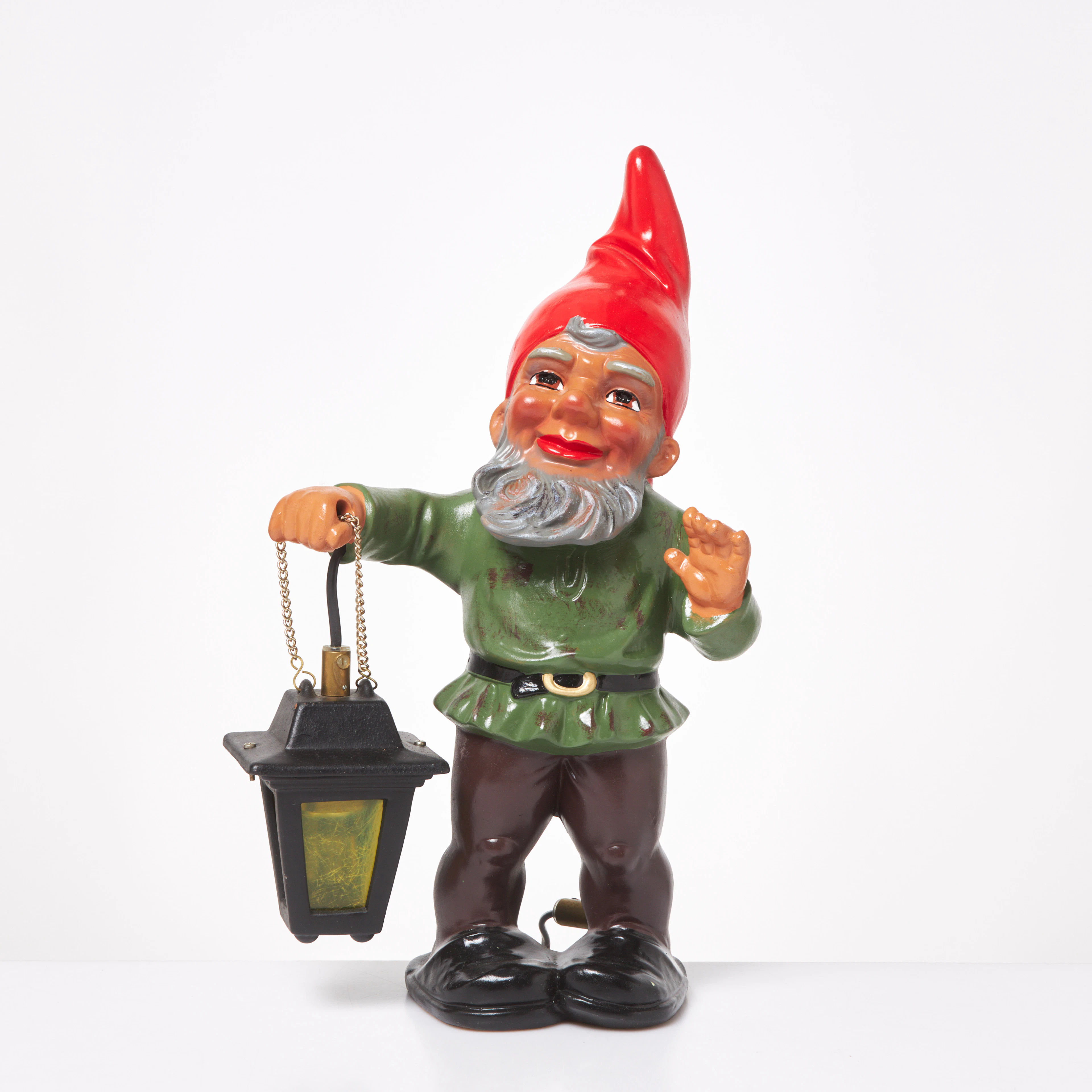 TOMTE. Heissner, keramik, med belysning, 1900-talets andra hälft.