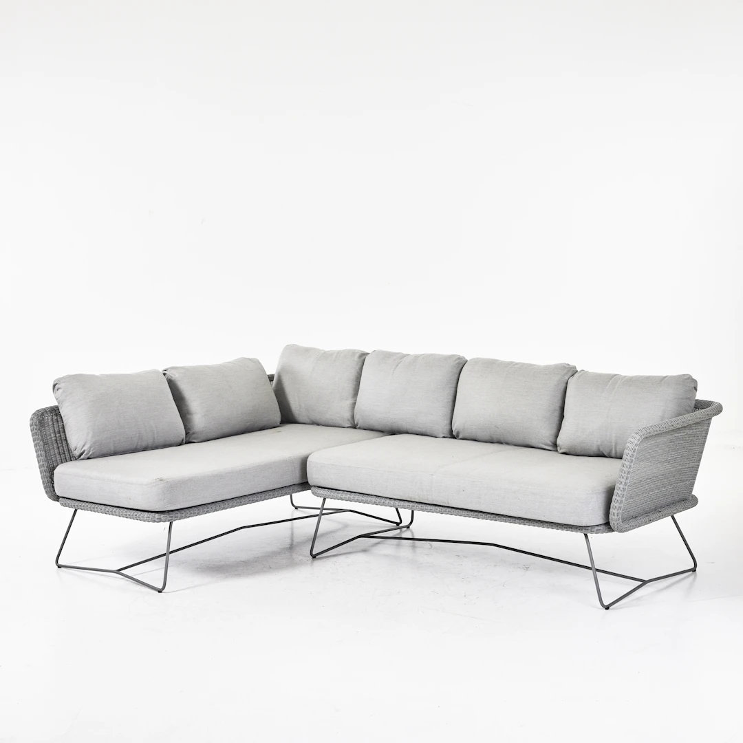 HÖRNSOFFA, 2000-tal, 2 moduler av Cane-line Design.
