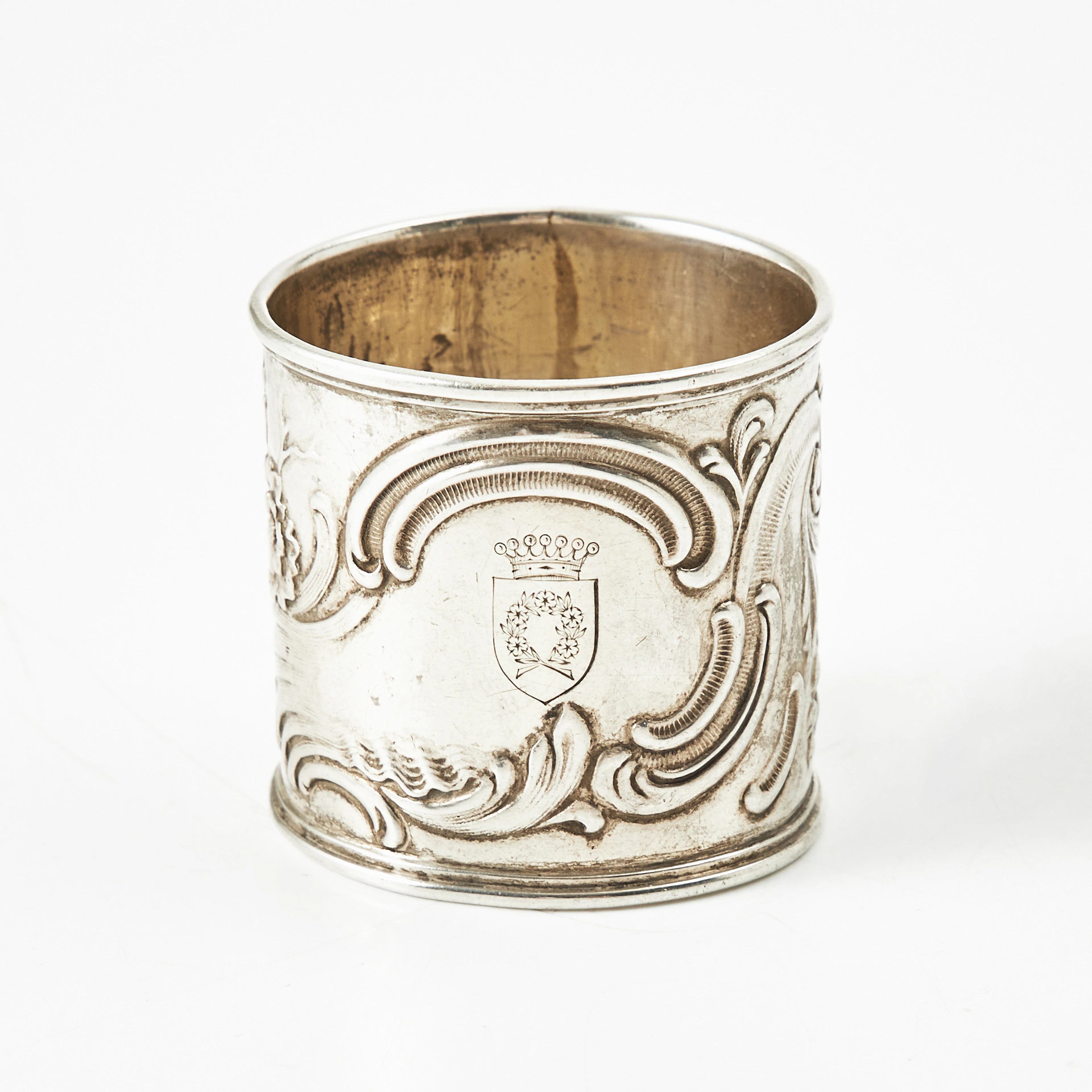 SERVETTRING, silver, Firma Carl Faberge, Moskva 1899-1908, probör