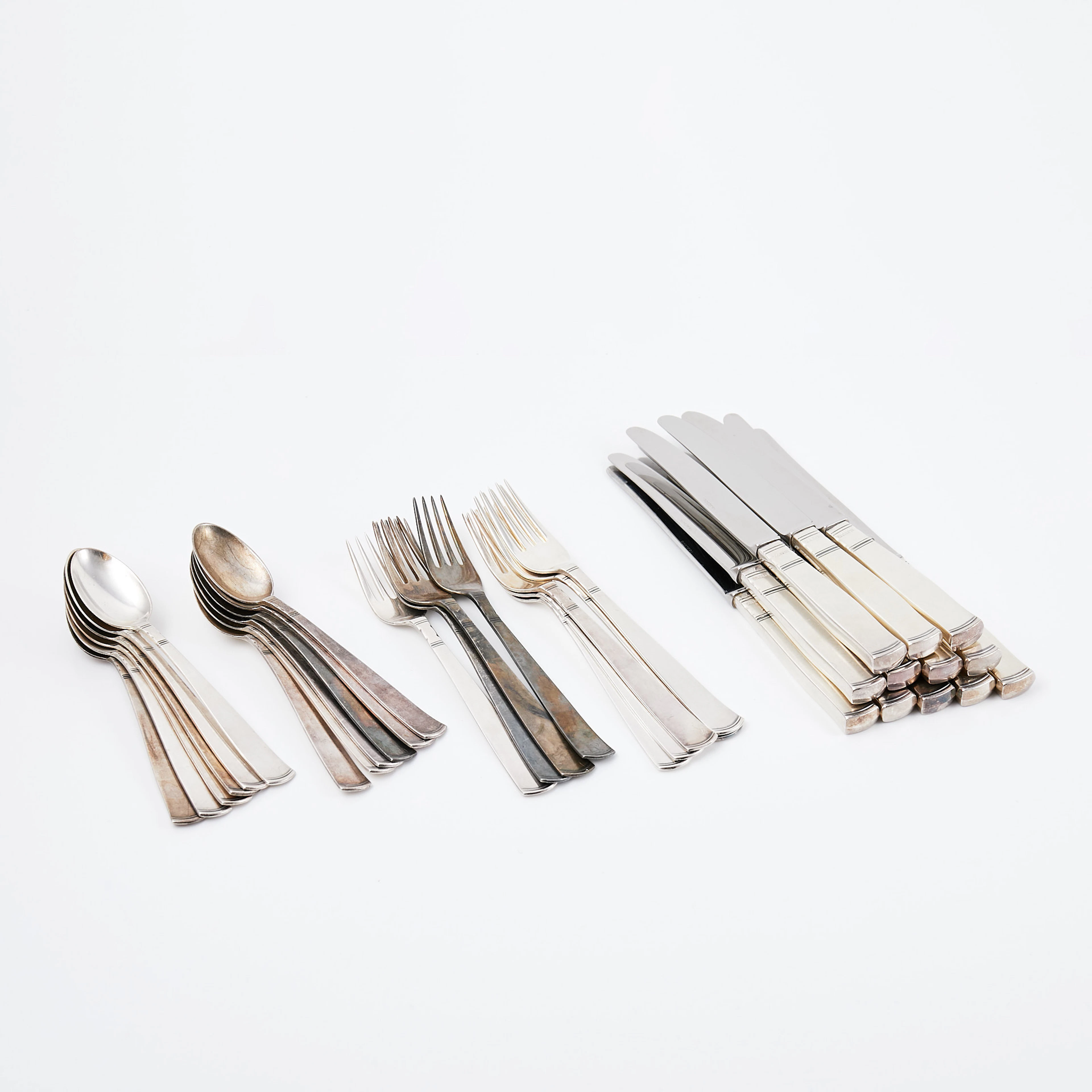SMÖRGÅSBESTICK, 33 dlr, silver, "Rosenholm", Guldsmedsaktiebolaget