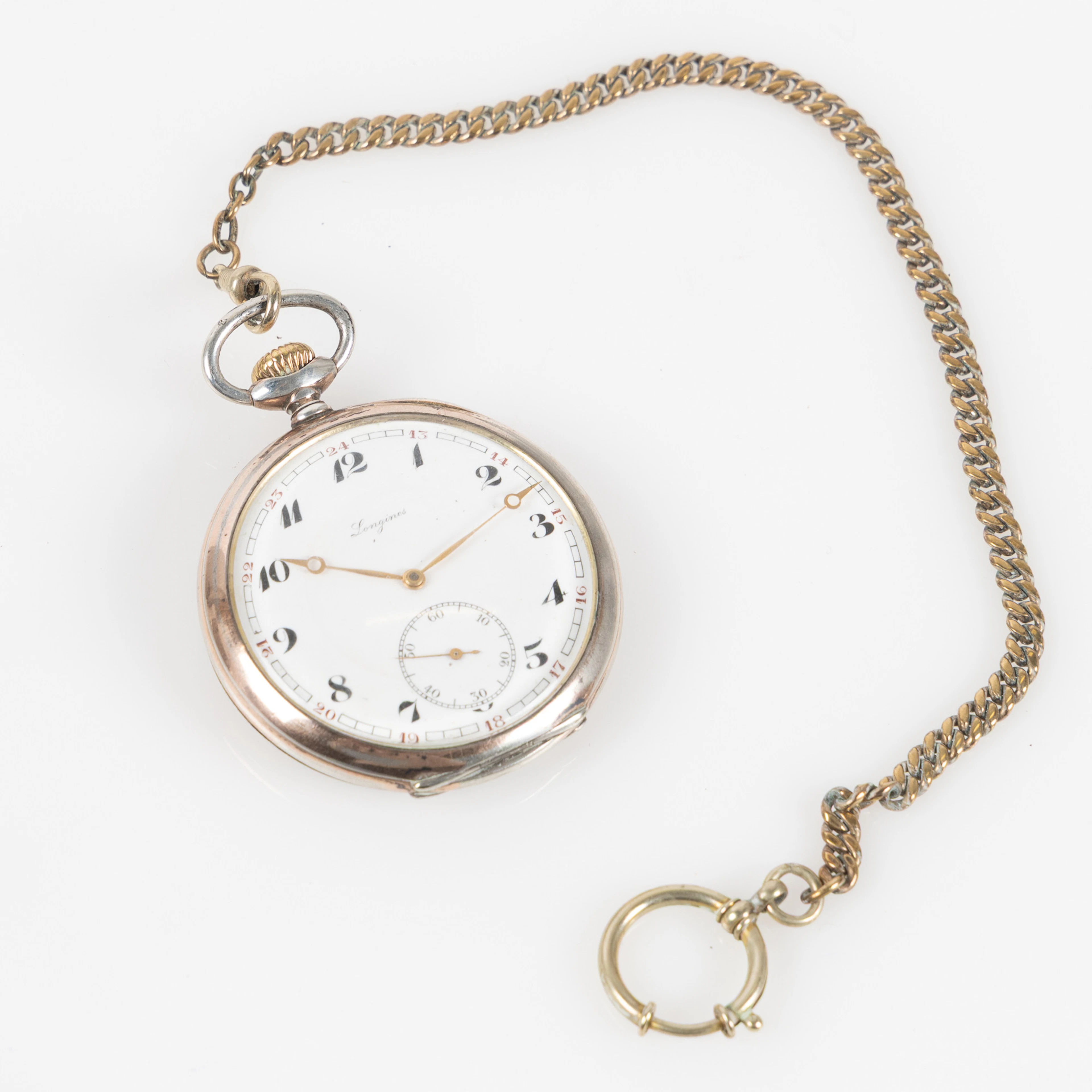 LONGINES, fickur, silver, 50 mm, ca 1932.