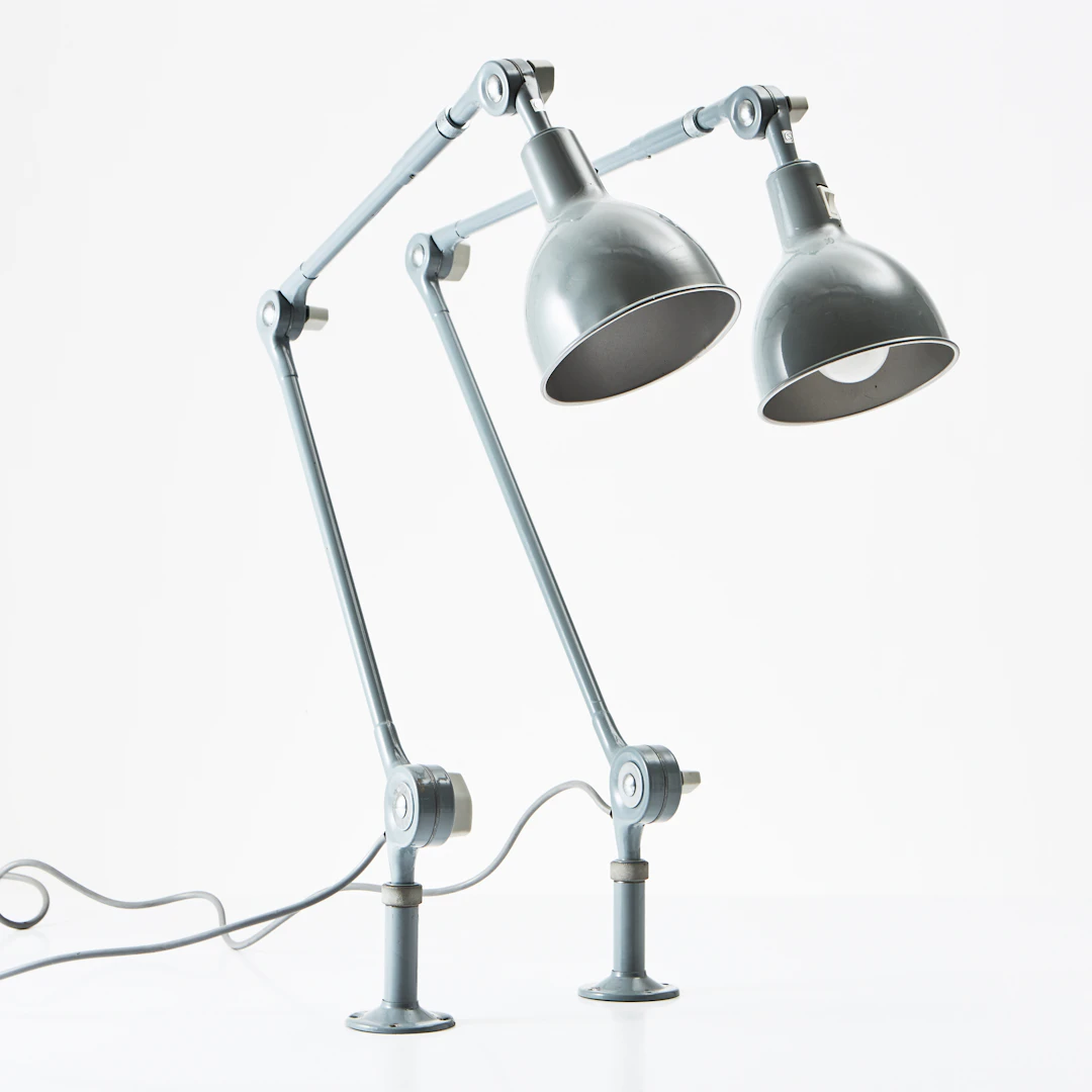 VÄGG-/BORDSLAMPA, 1 par, 1900talets andra hälft, PeFeGe, E. G. Eriksson