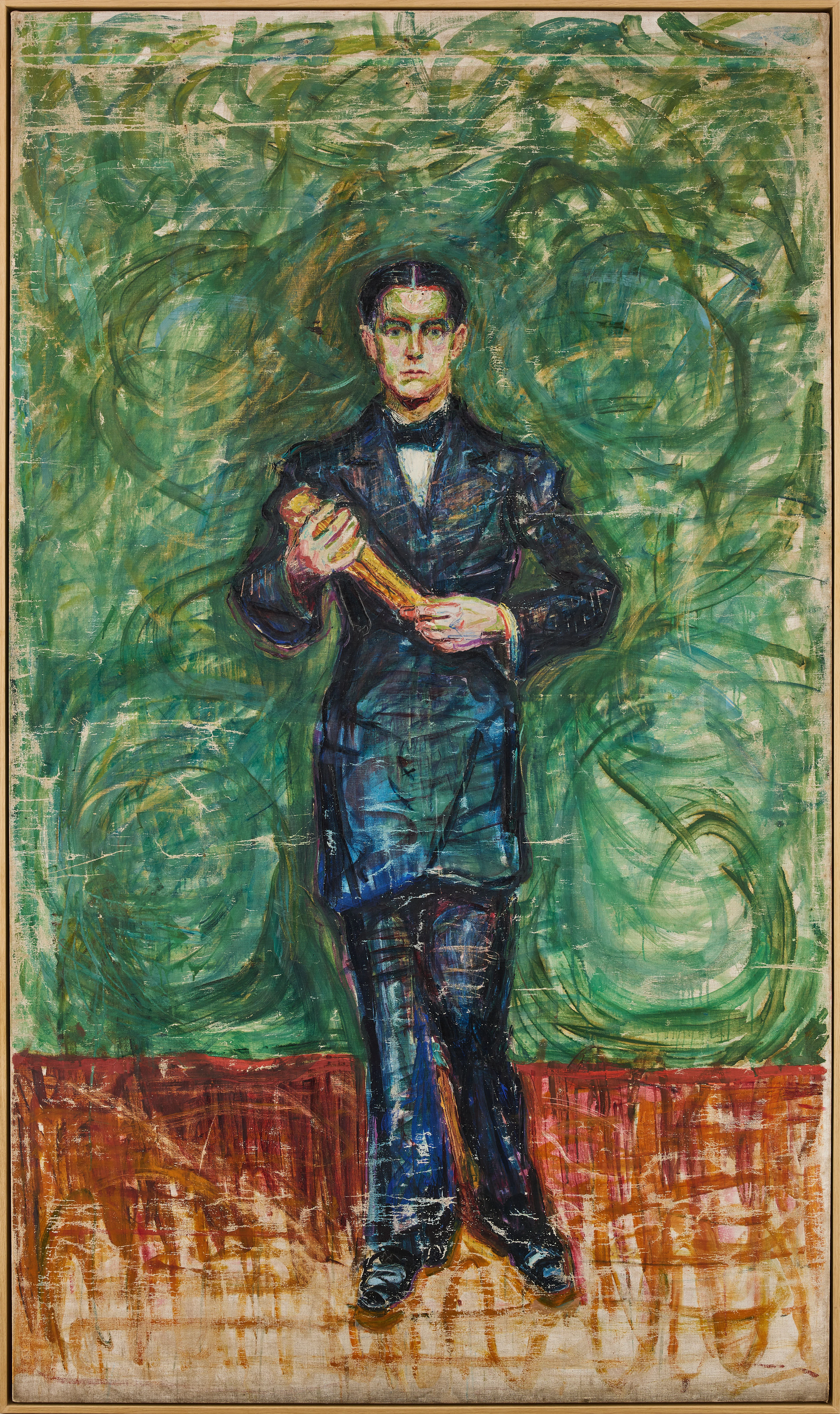 THORVALD HELLESEN. Självporträtt.