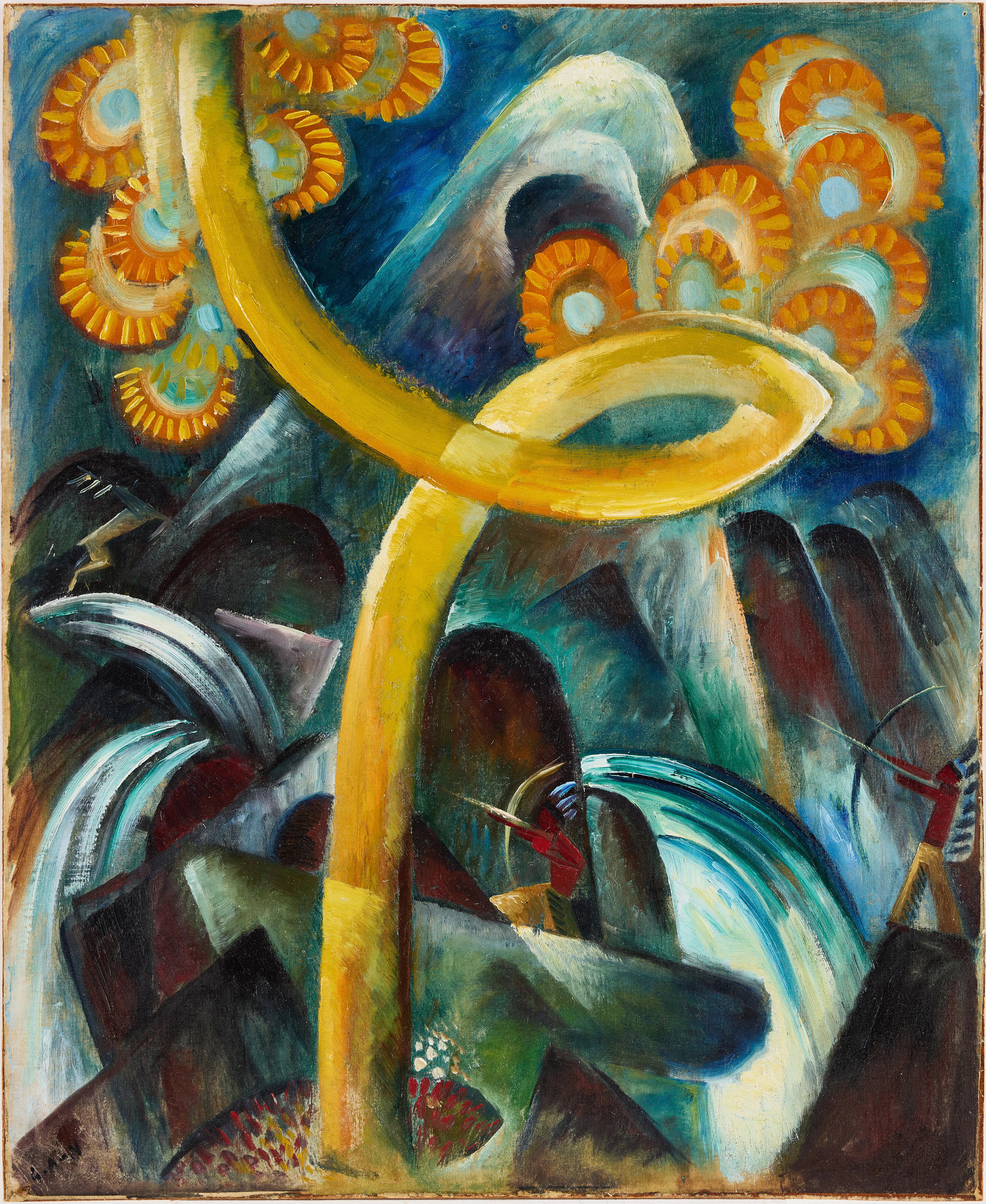 GÖSTA ADRIAN-NILSSON. "Solträdet".