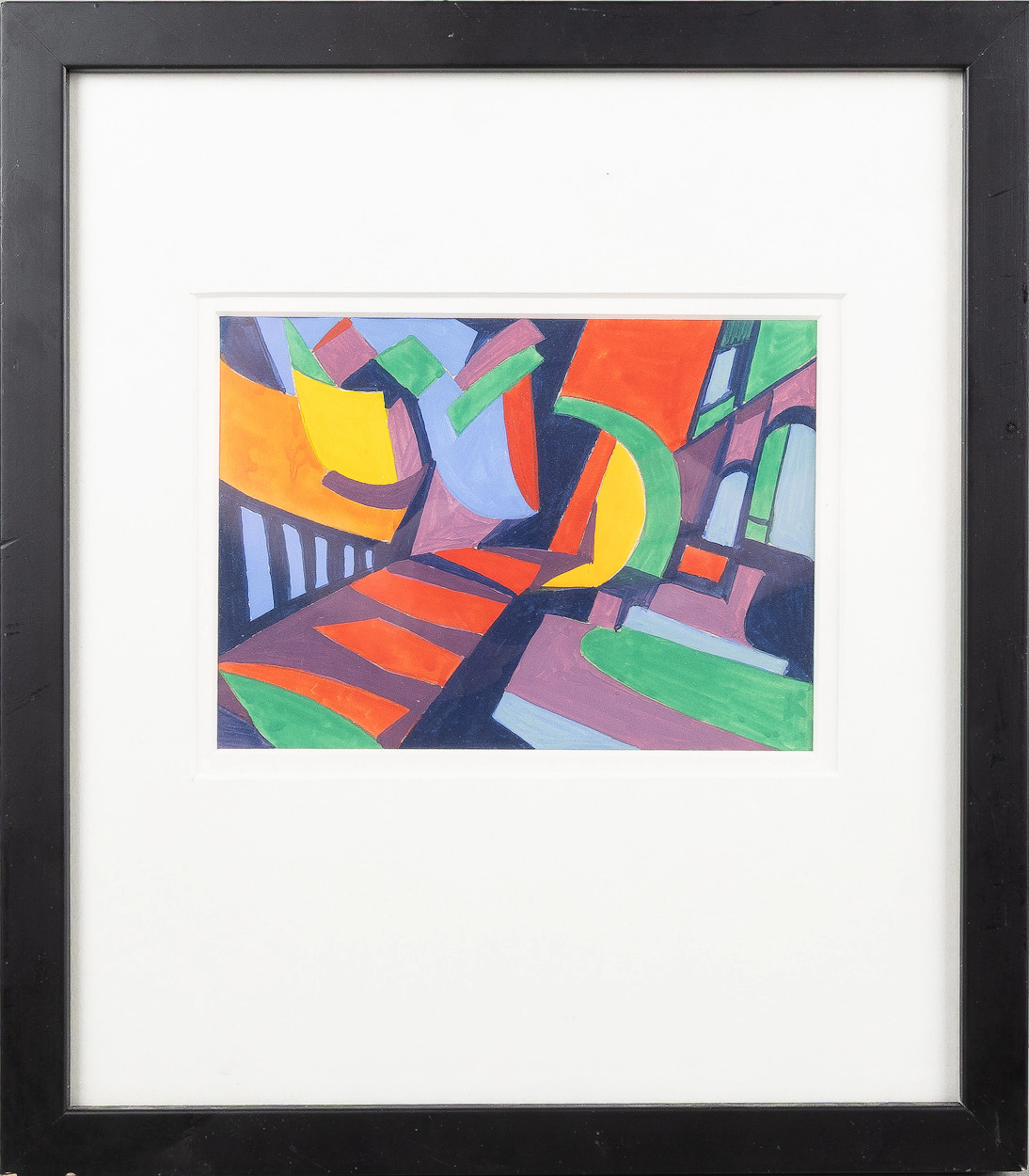 PER-ERIK BÖKLIN. Komposition, gouache.