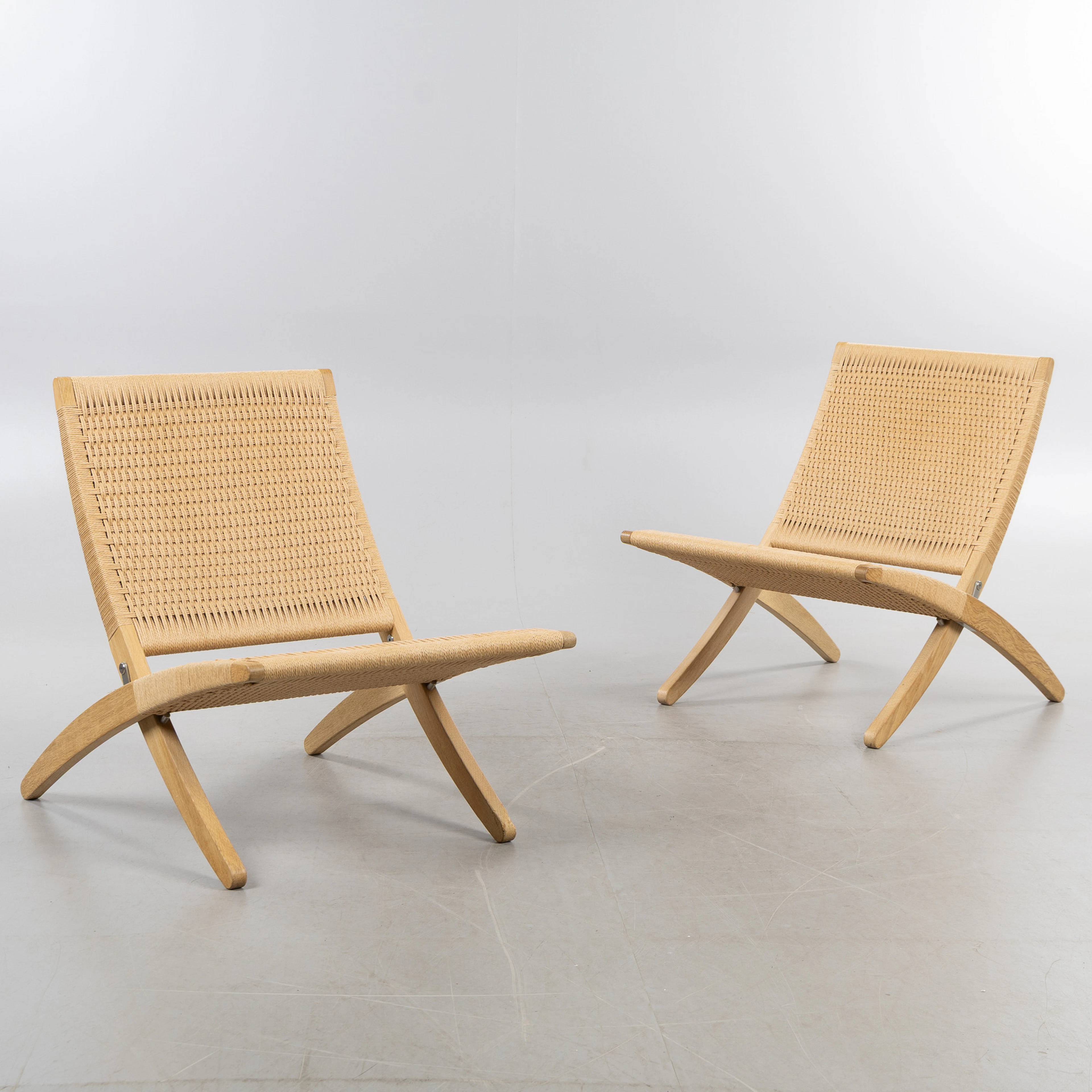 MORTEN GØTTLER. Fåtöljer, "Cuba Chair", ett par, för Carl Hansen &