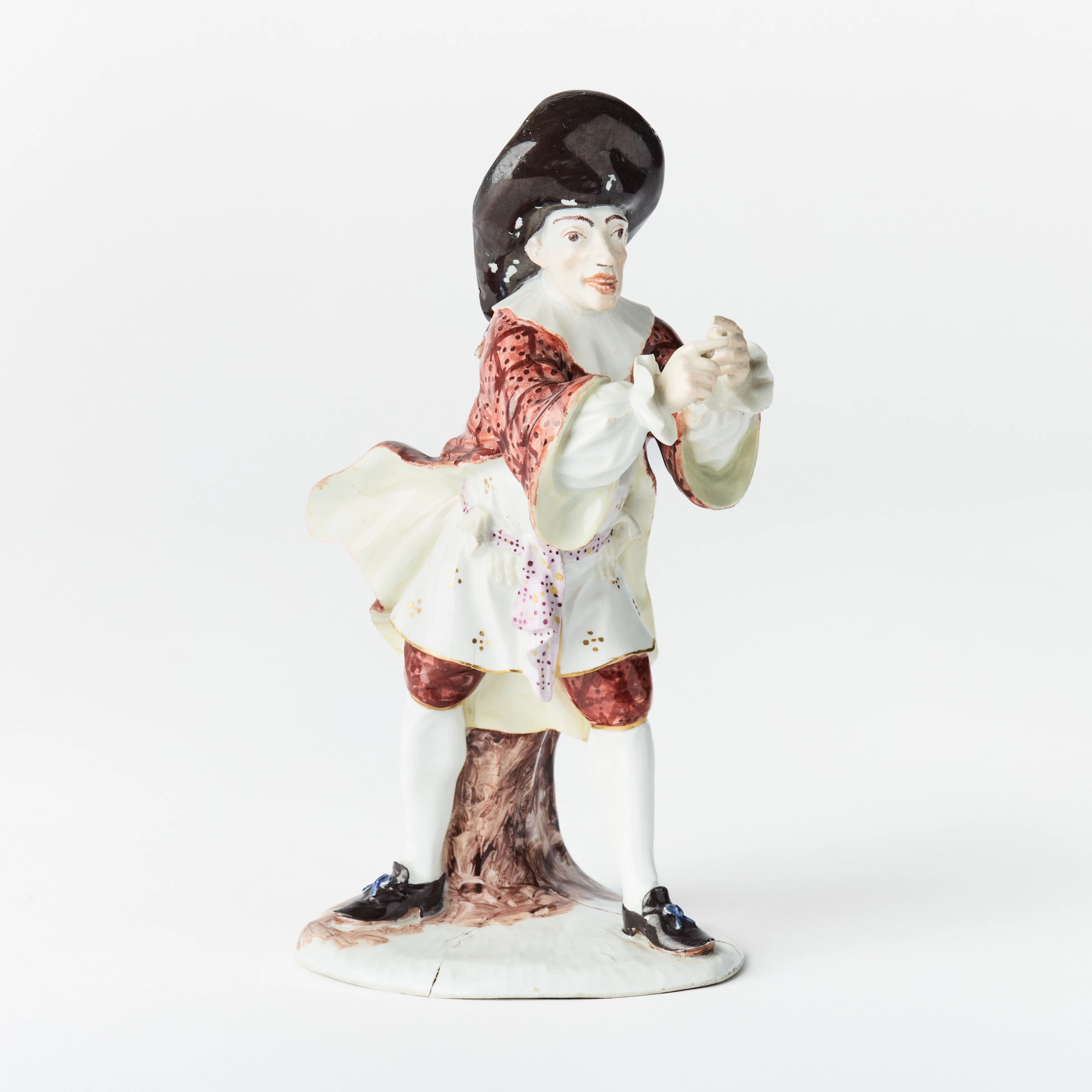 SIMON FEILNER (1726-1798), "Ill Dottore", figurin, Fürstenberg, Tyskland