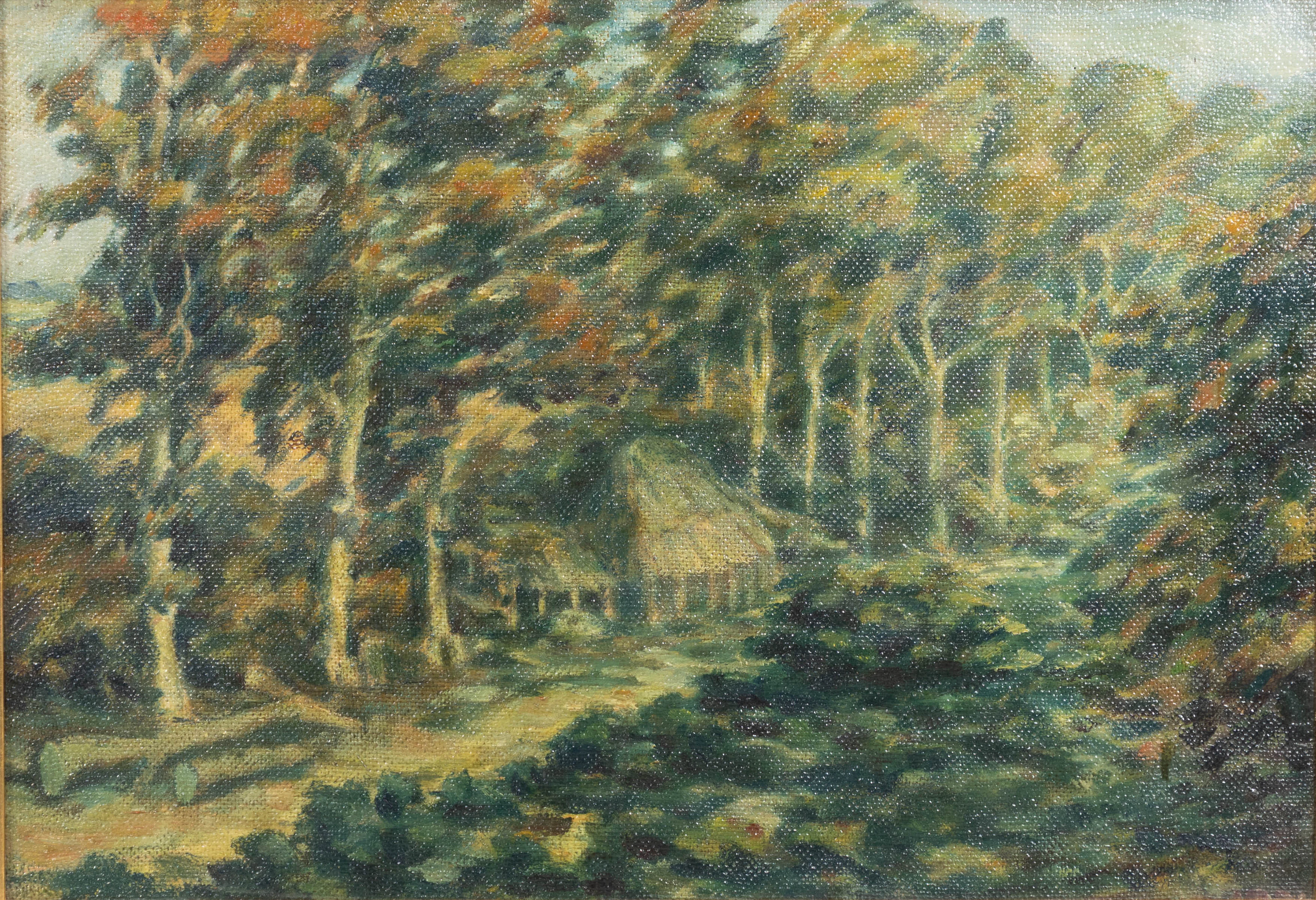 UNBEKANNTER KÜNSTLER. Forêt de Paimpont.