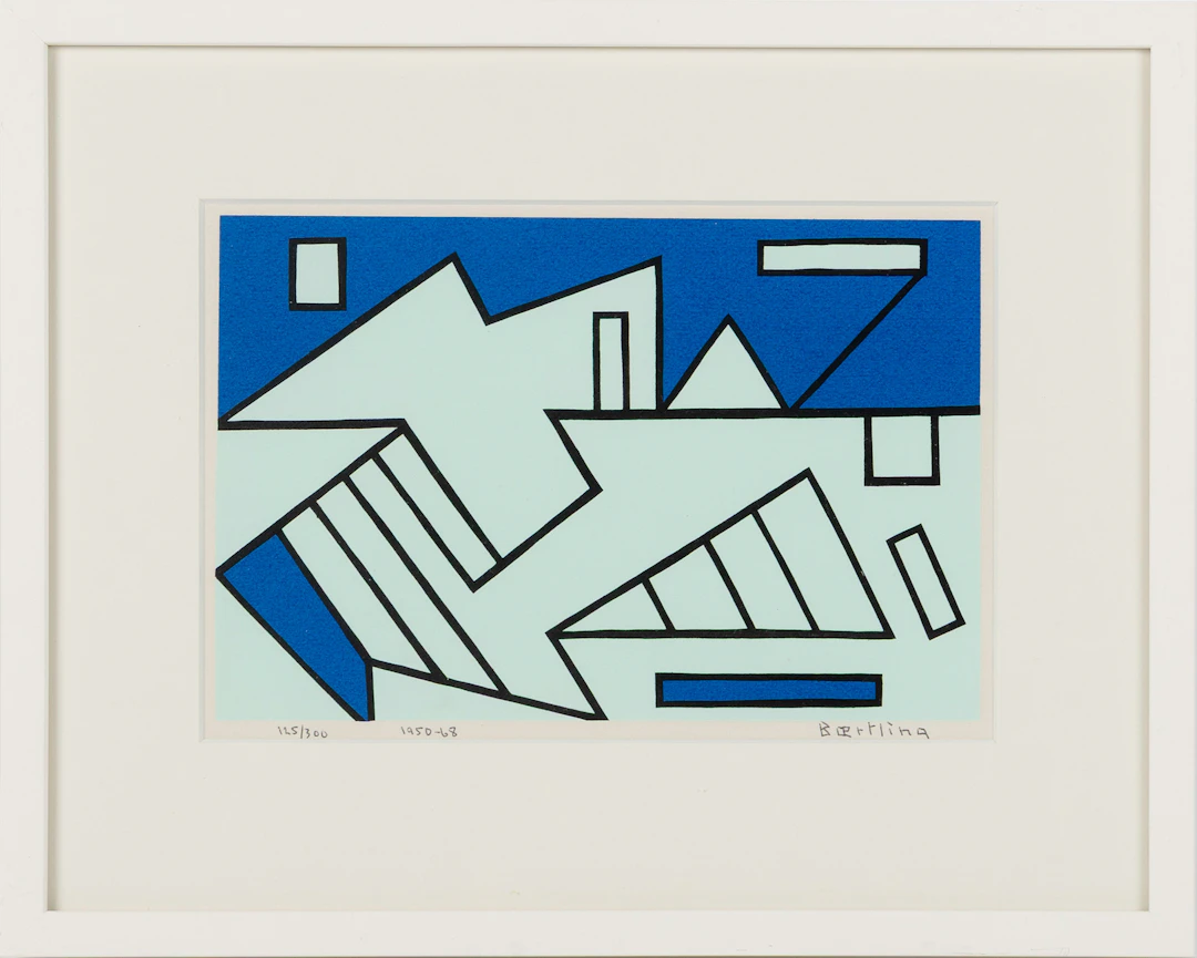 OLLE BAERTLING. "Effets cinétiques". Färgserigrafi, signerad och numrerad