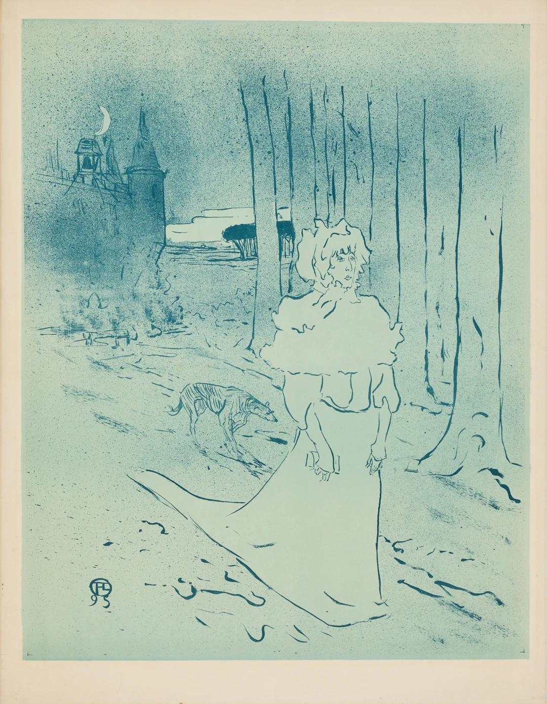 HENRI DE TOULOUSE-LAUTREC. "Le Tocsin".