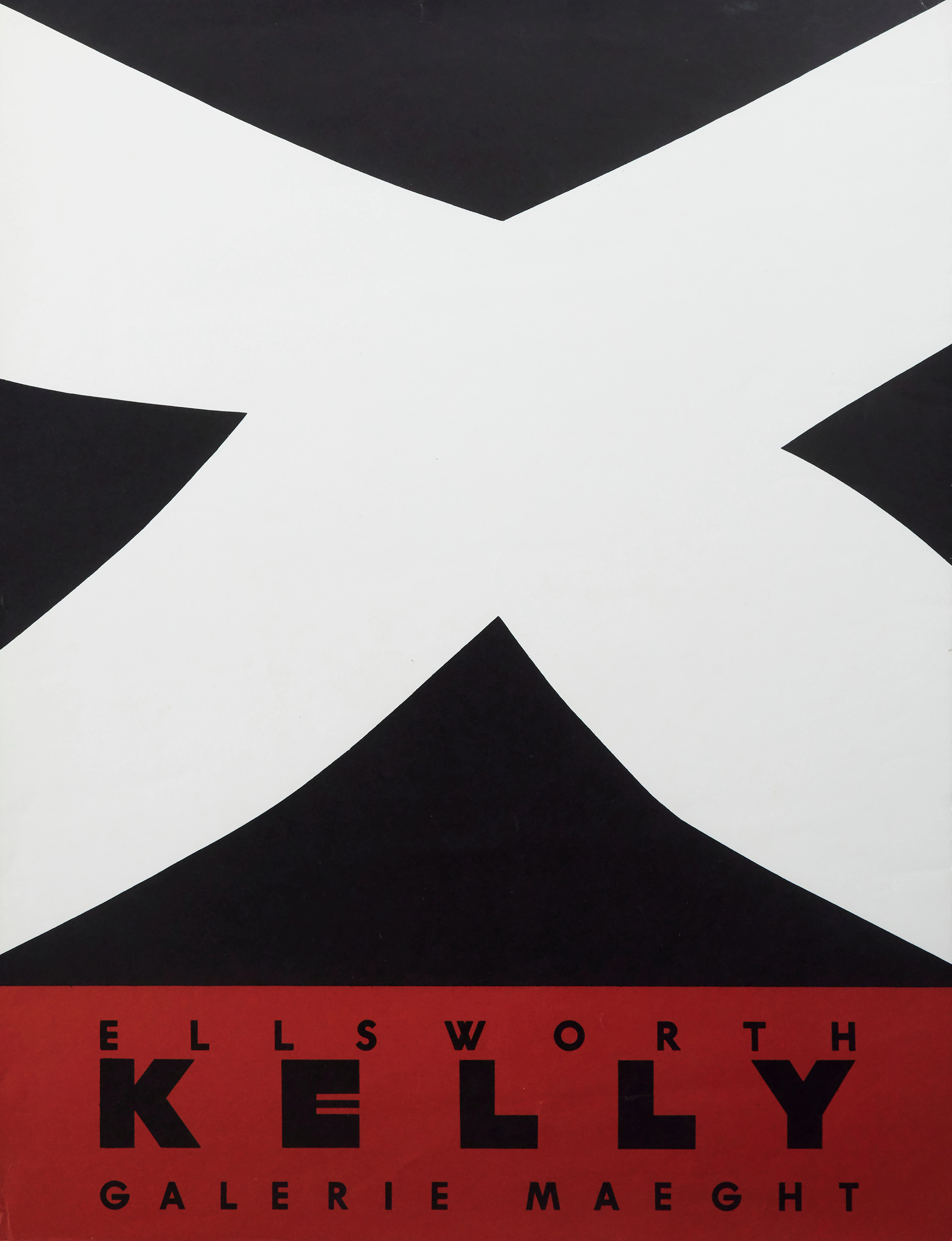 UTSTÄLLNINGSAFFISCH, Ellsworth Kelly, Galerie Maeght.