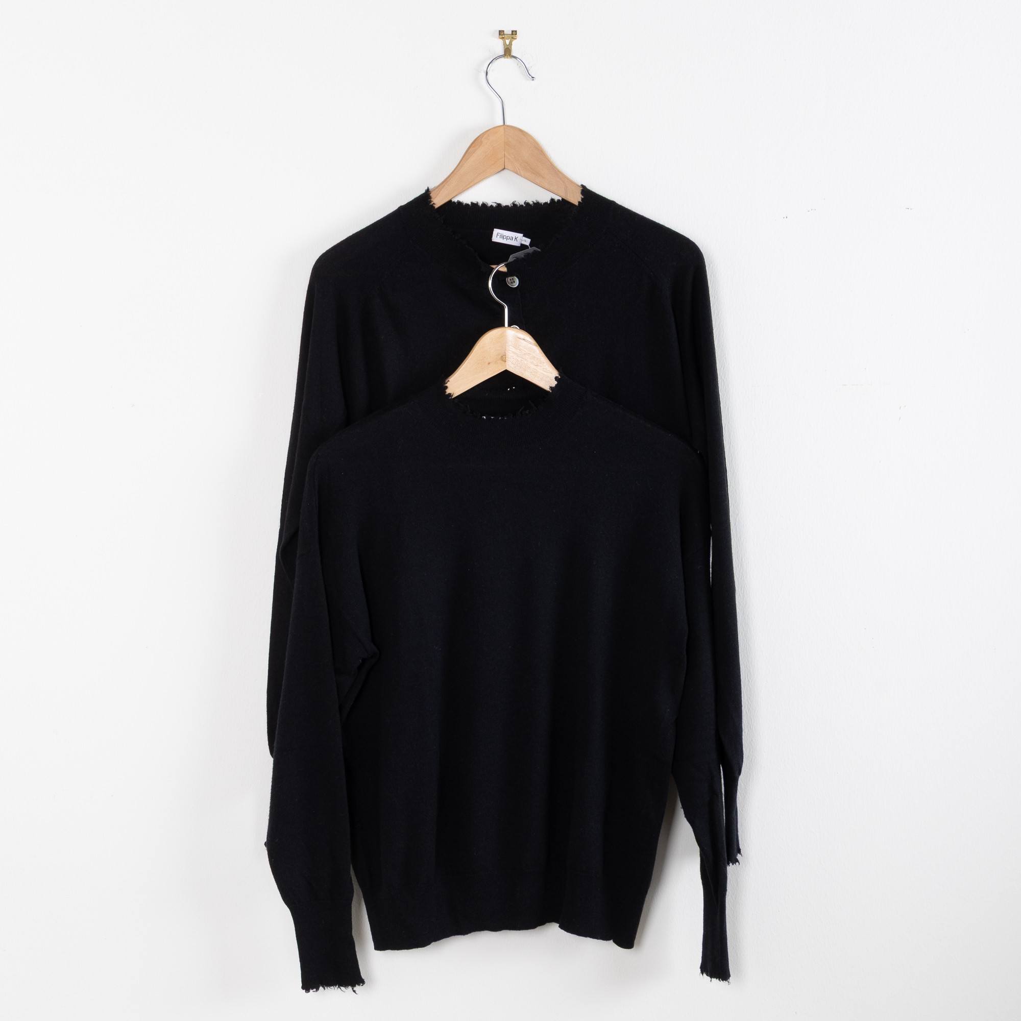 FILIPPA K, Set i ull-, siden och kashmirmix, storlek S & XL.