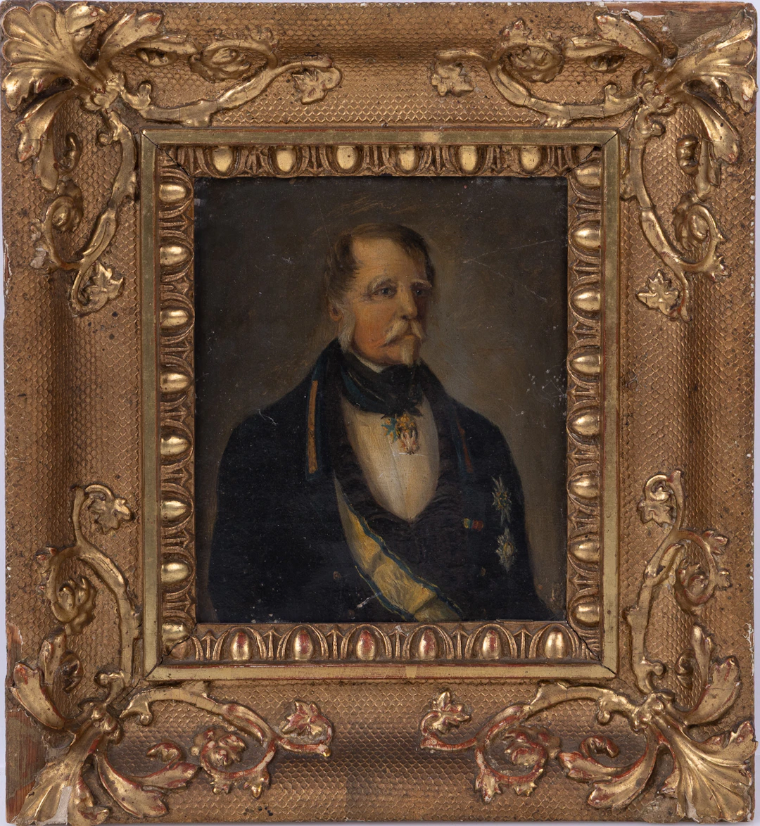 AXEL OTTO MÖRNER. "Krigsministern, Gen. Löjtnanten mm", självporträtt