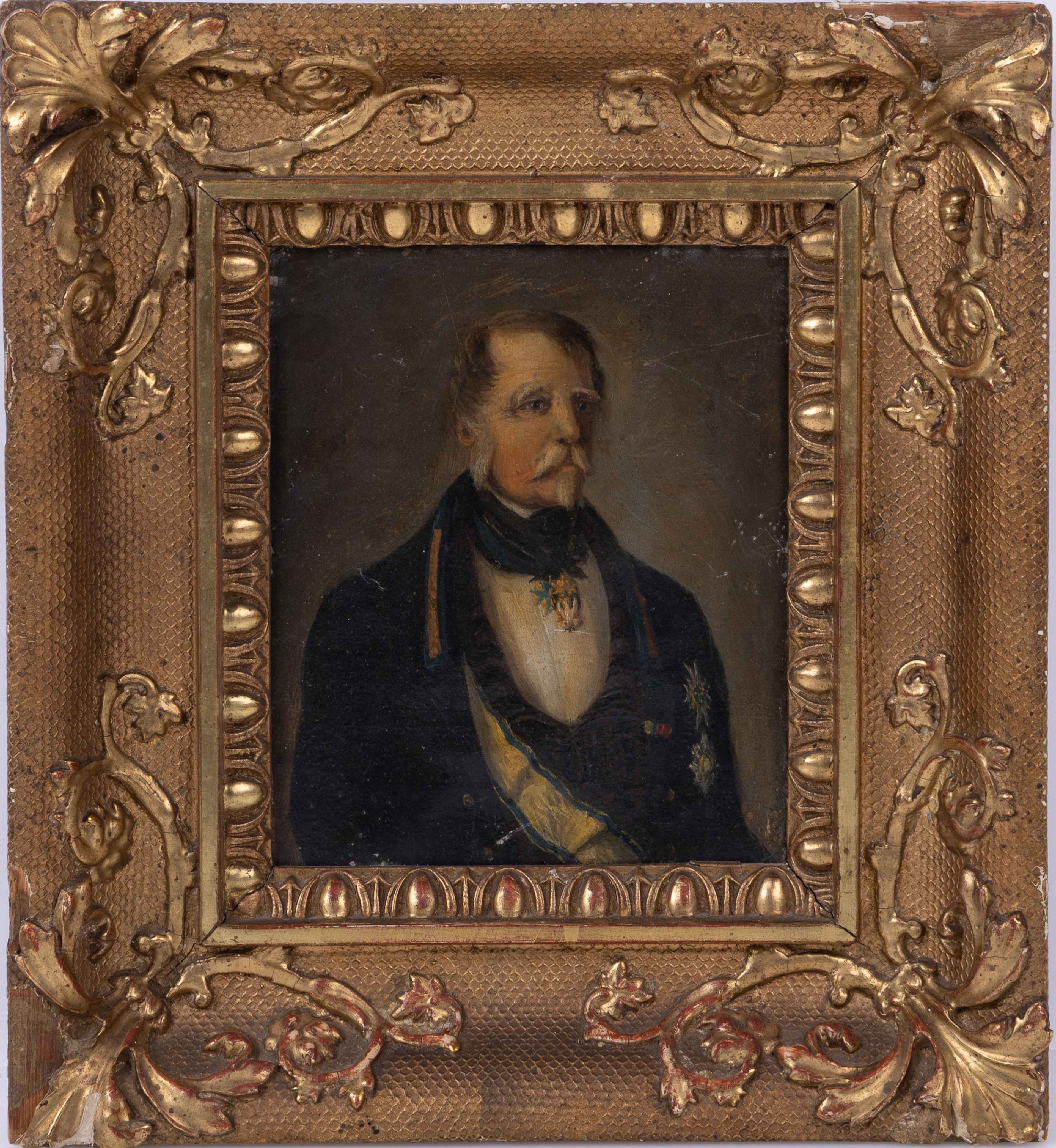 AXEL OTTO MÖRNER. "Krigsministern, Gen. Löjtnanten mm", självporträtt
