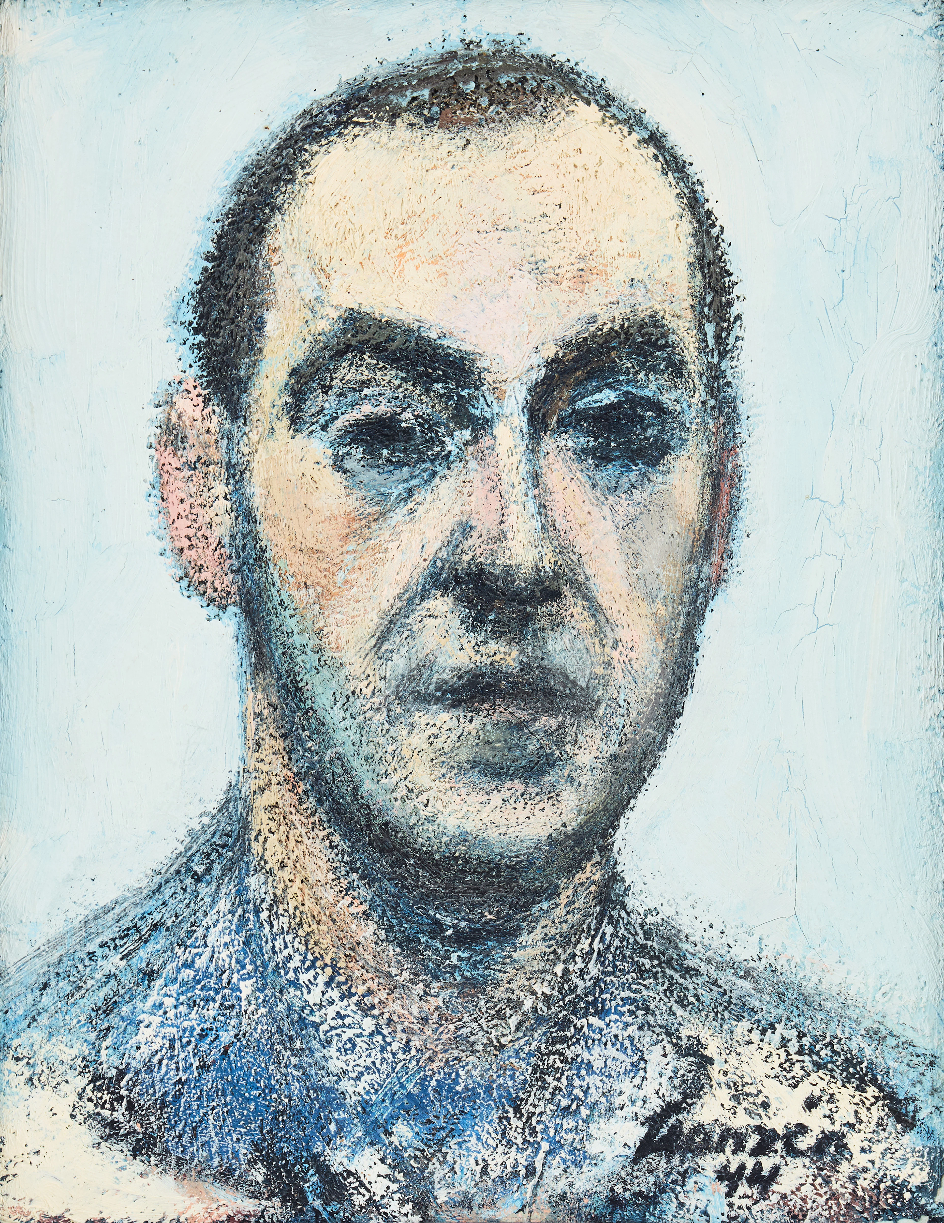 HELGE FRANZÉN. Självporträtt.