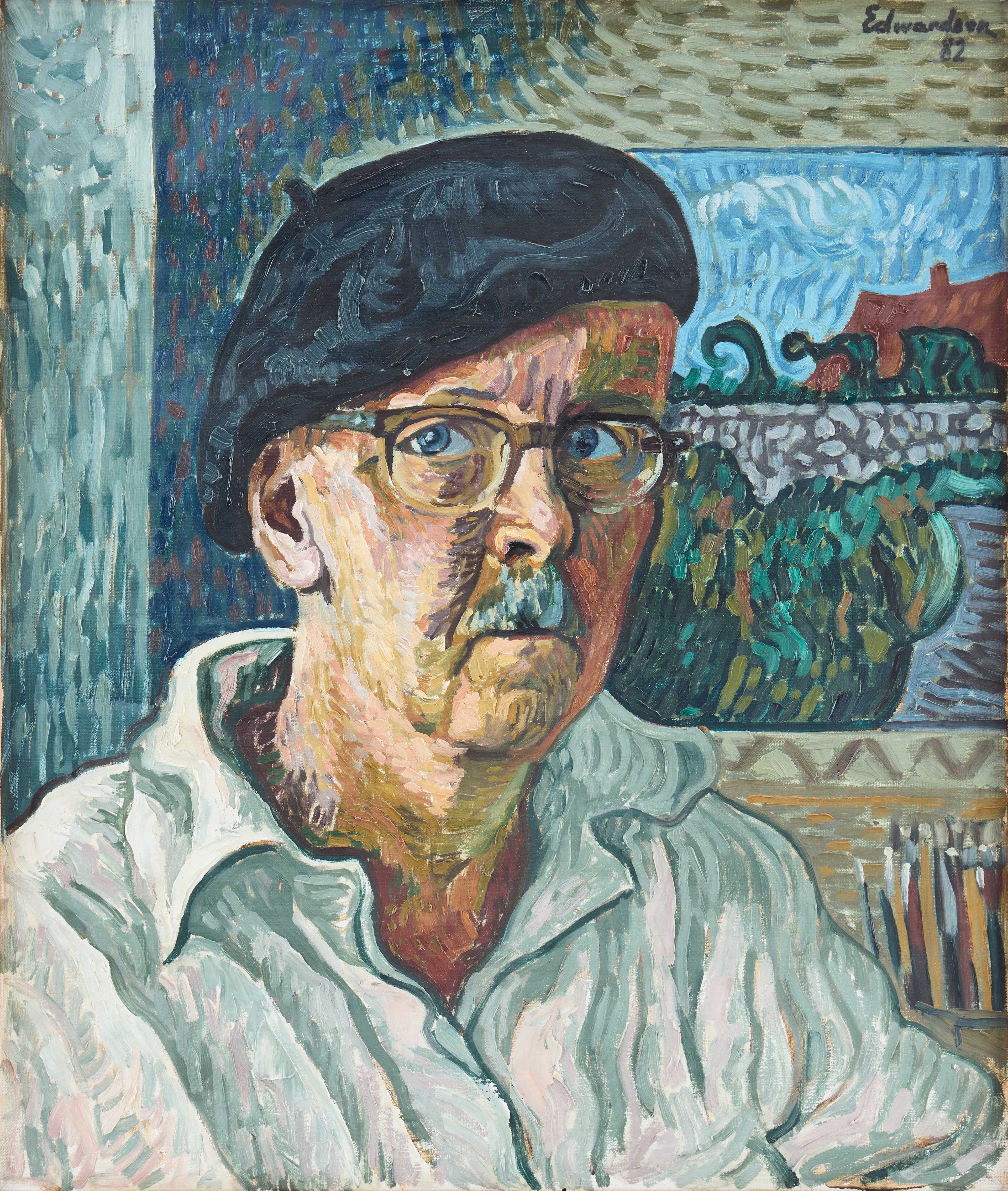 CHRISTER EDWARDSON SCHMITERLÖW. ”Självporträtt”.
