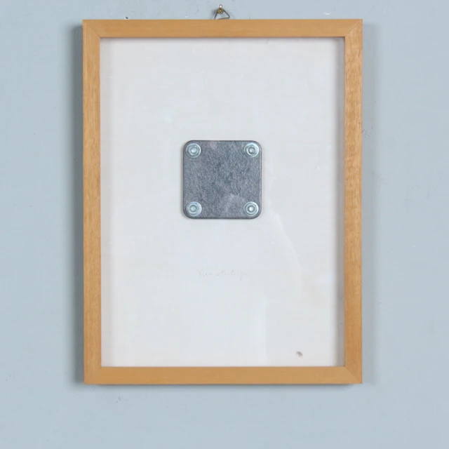 UNBEKANNTER KÜNSTLER. Kunstobjekt '' Montageplatte ''.