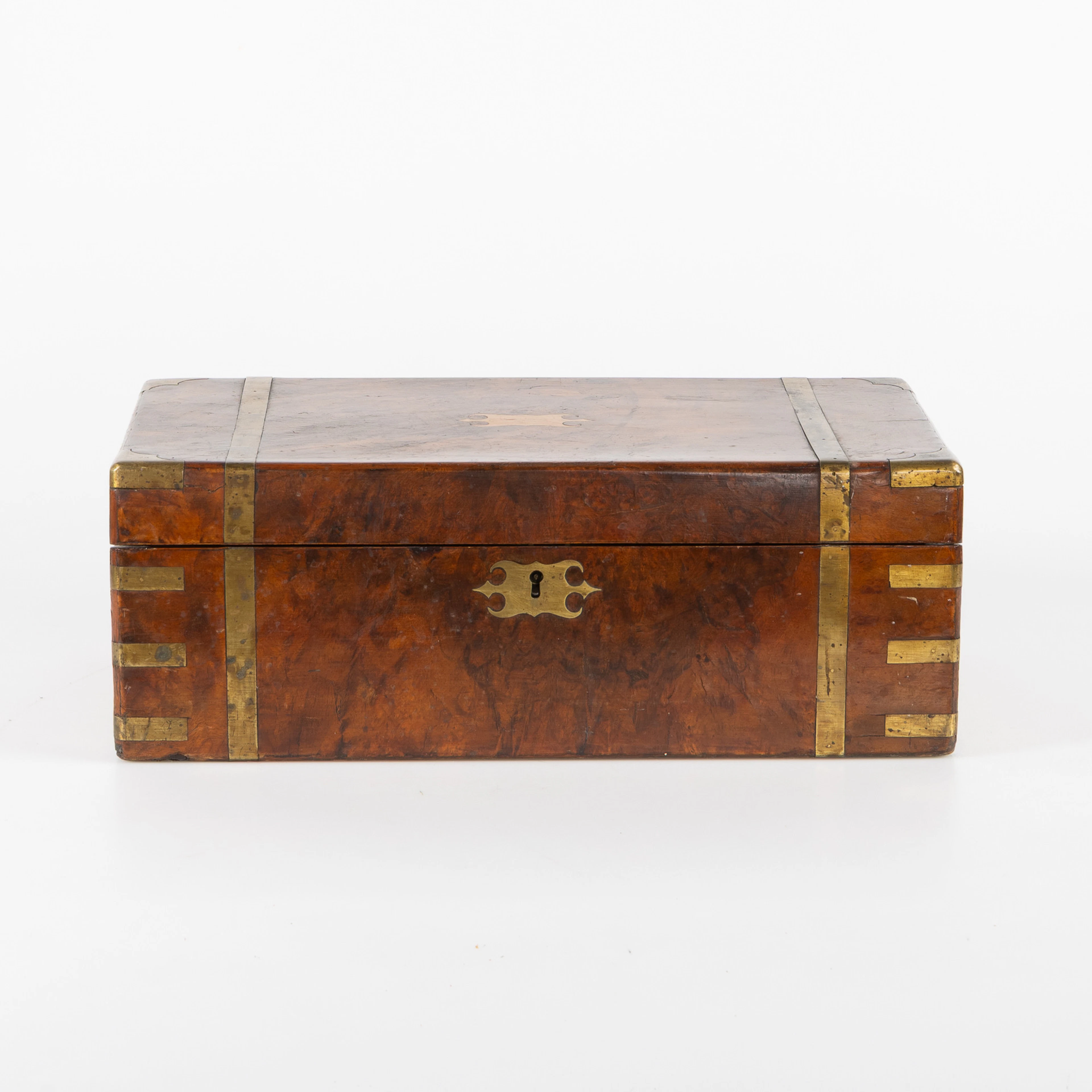 SKRIVSCHATULL, mahogny, 1800-tal.