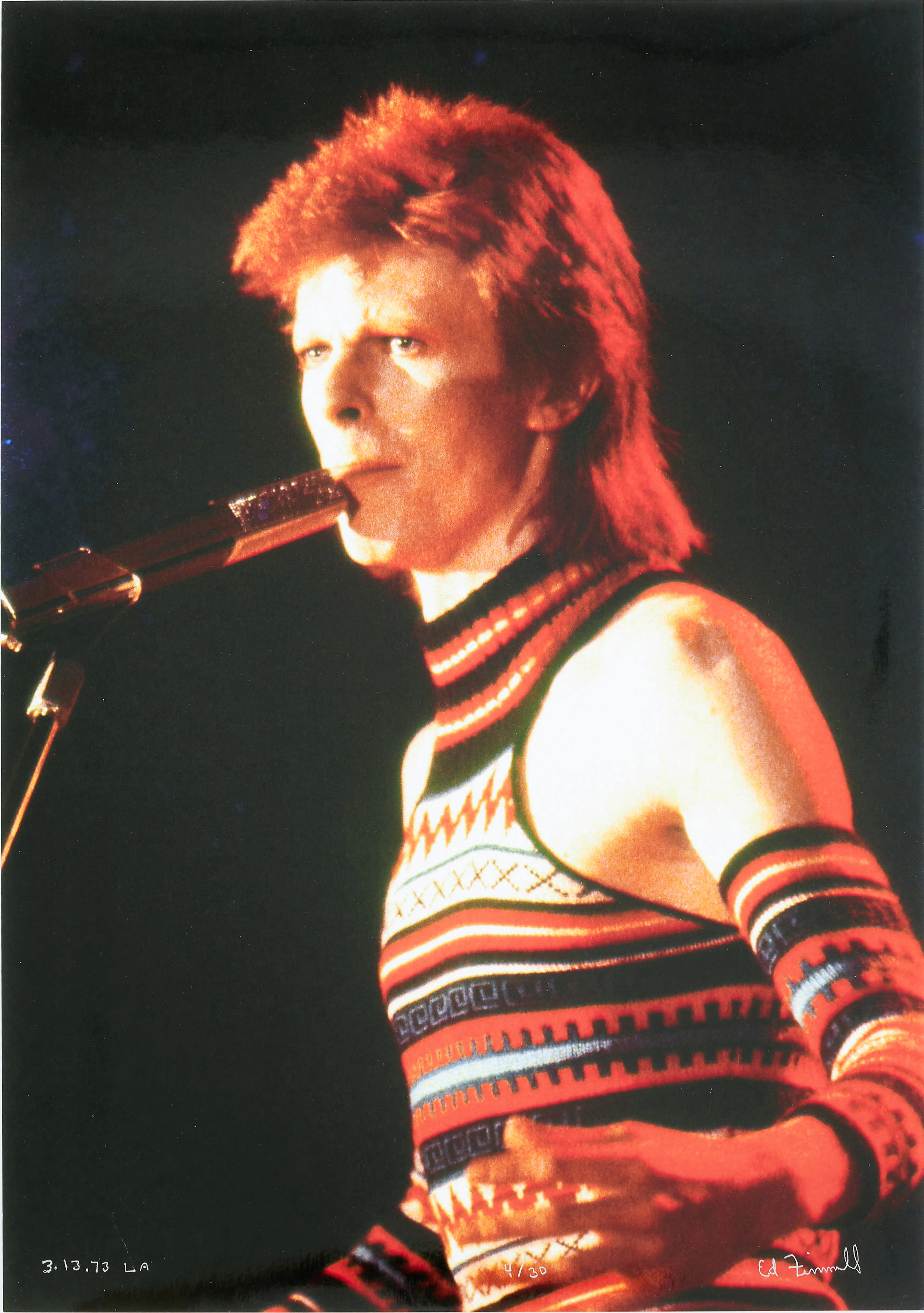 ED FINNELL (USA/Sverige, född 1956): David Bowie som Ziggy Stardust