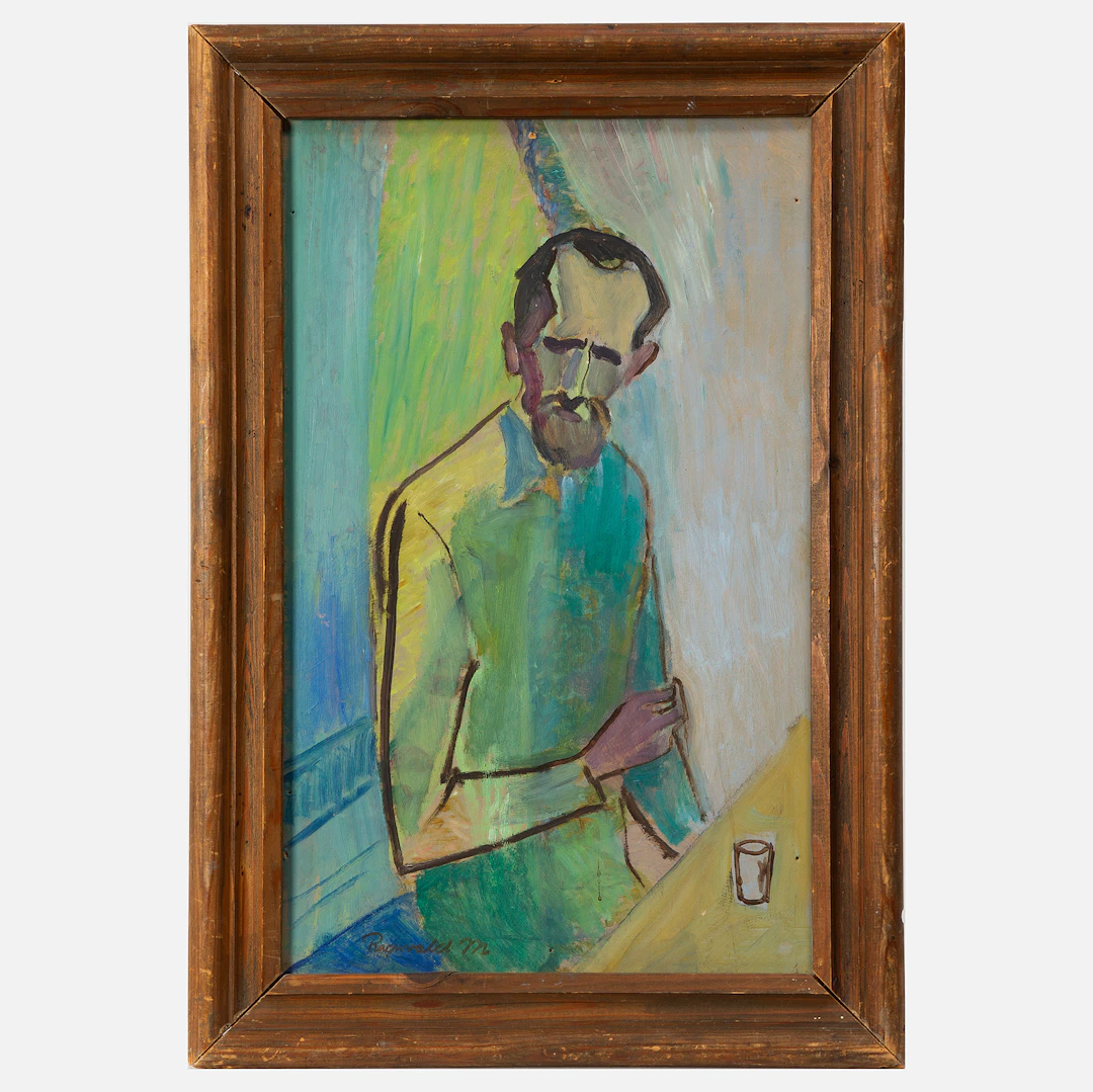 RAGNVALD MAGNUSSON. Mansporträtt.