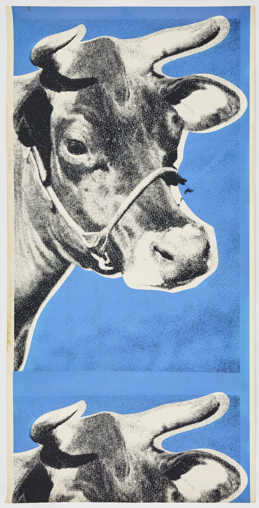 ANDY WARHOL. "Cow".