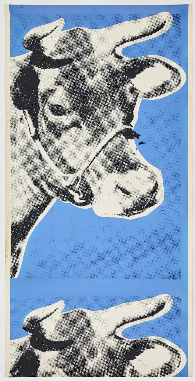 ANDY WARHOL. "Cow".