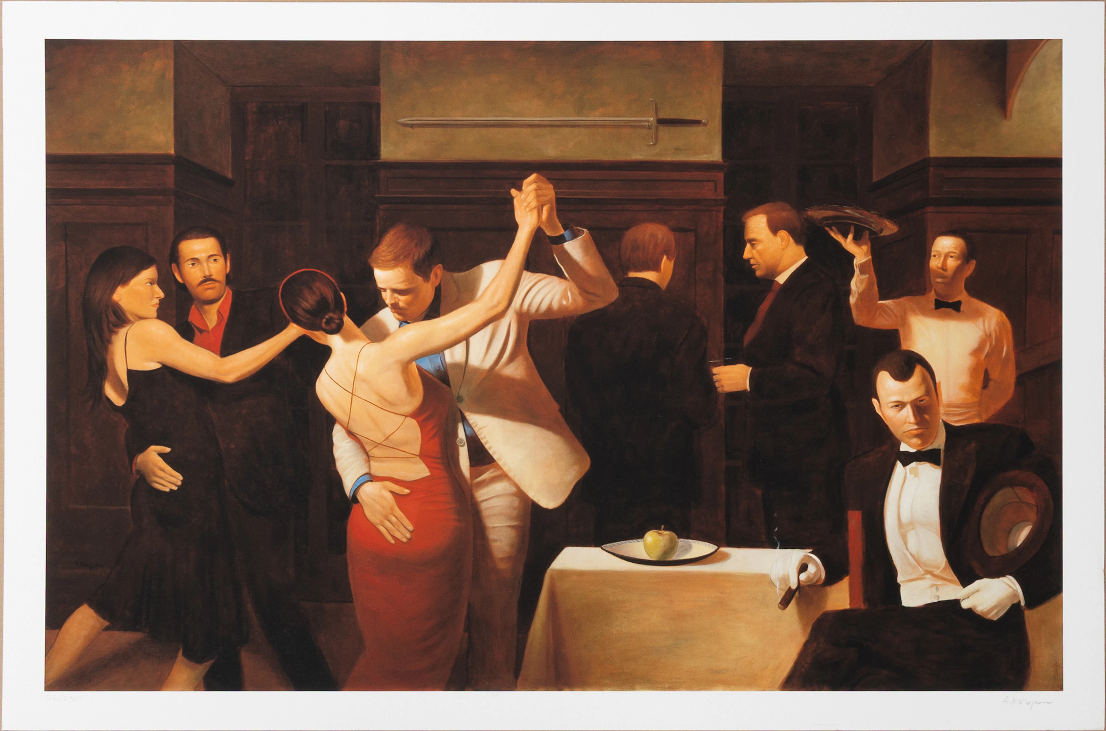 ALEXANDER KLINGSPOR. "Avalon", Fine Art print, signerad och numrerad 86/250.