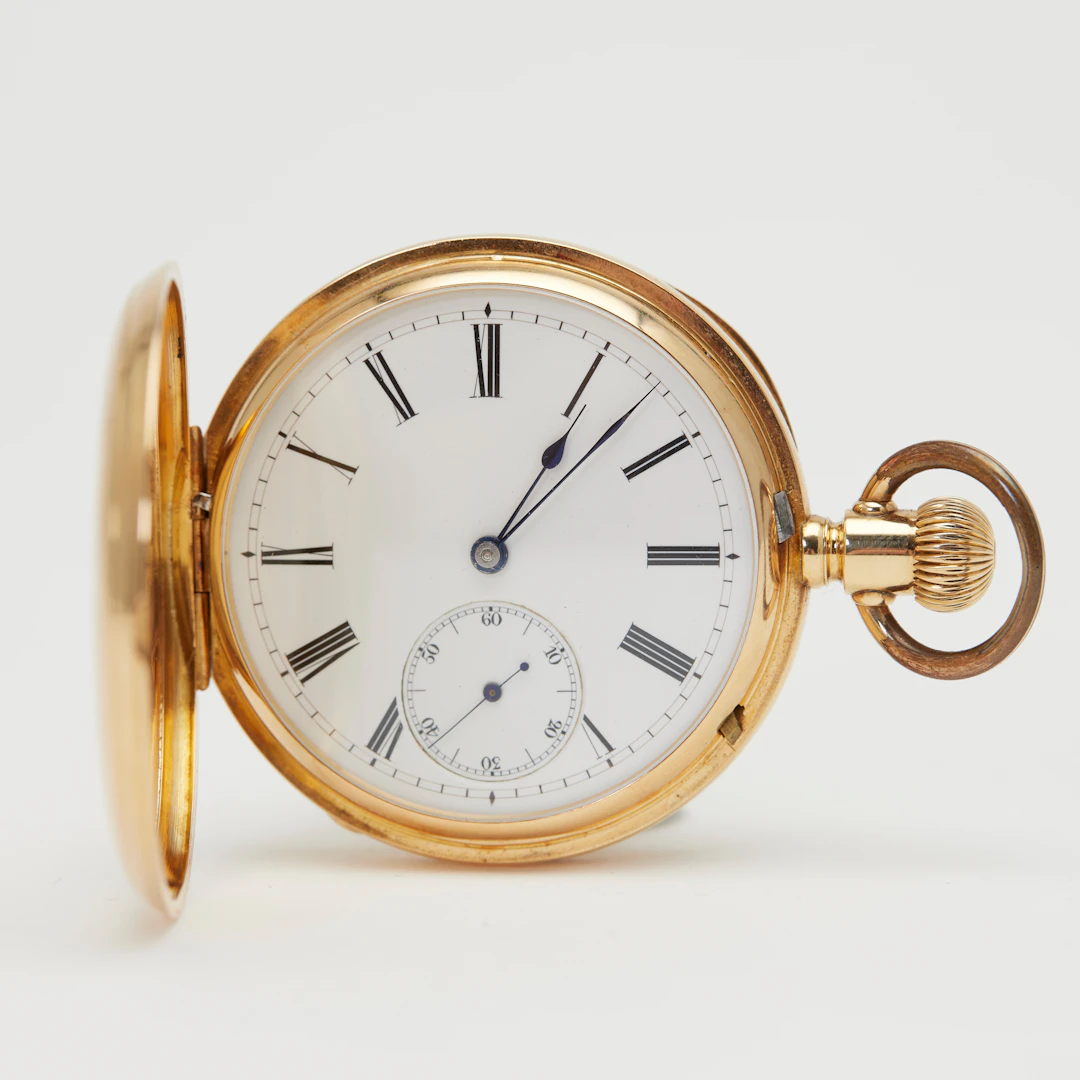 A. LANGE & SÖHNE GLASHÜTTE. Savonnette-Taschenuhr, 750er Gelbgold