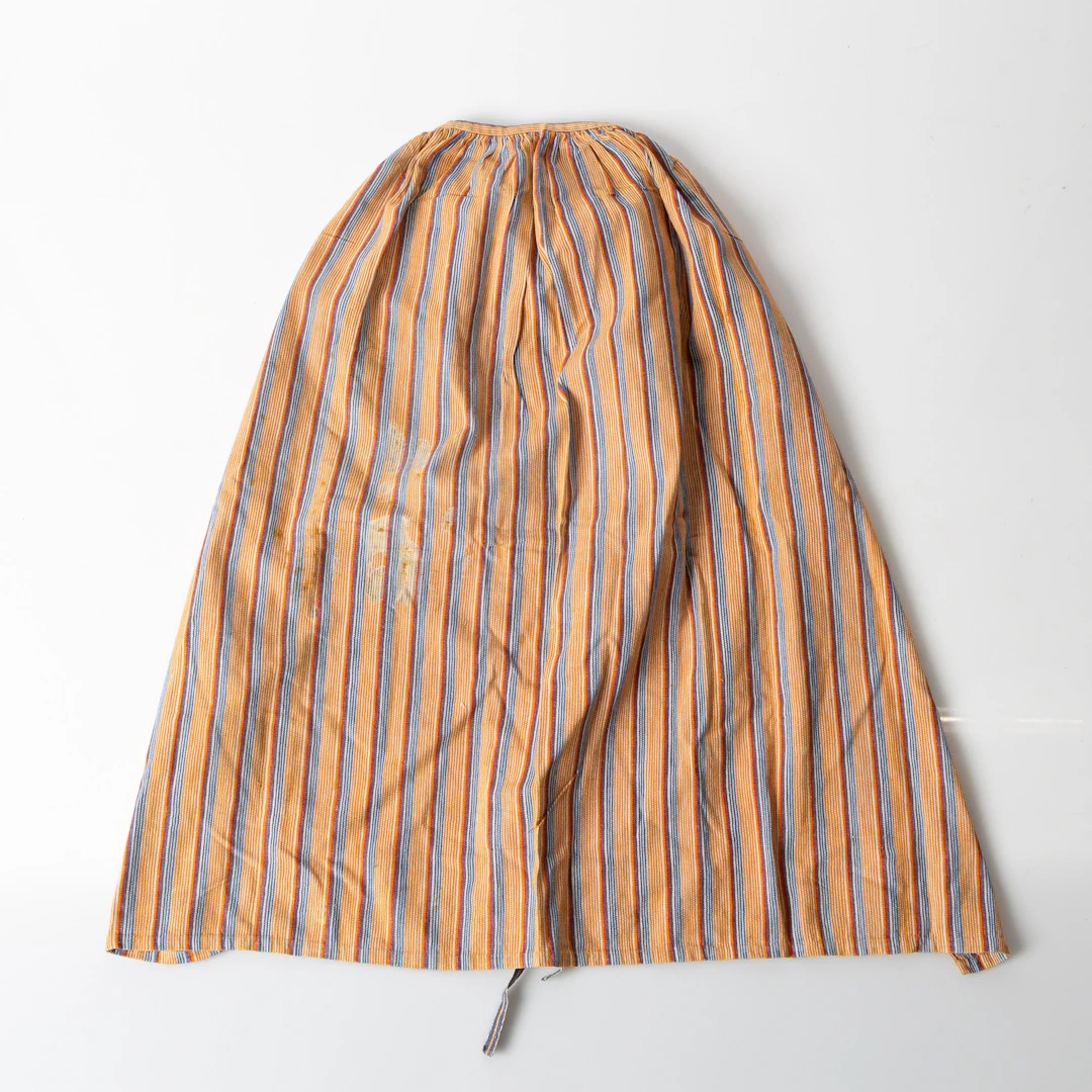 FÖRKLÄDEN, 2 stycken, till folkdräkt / häradsdräkt, omkring 1900.