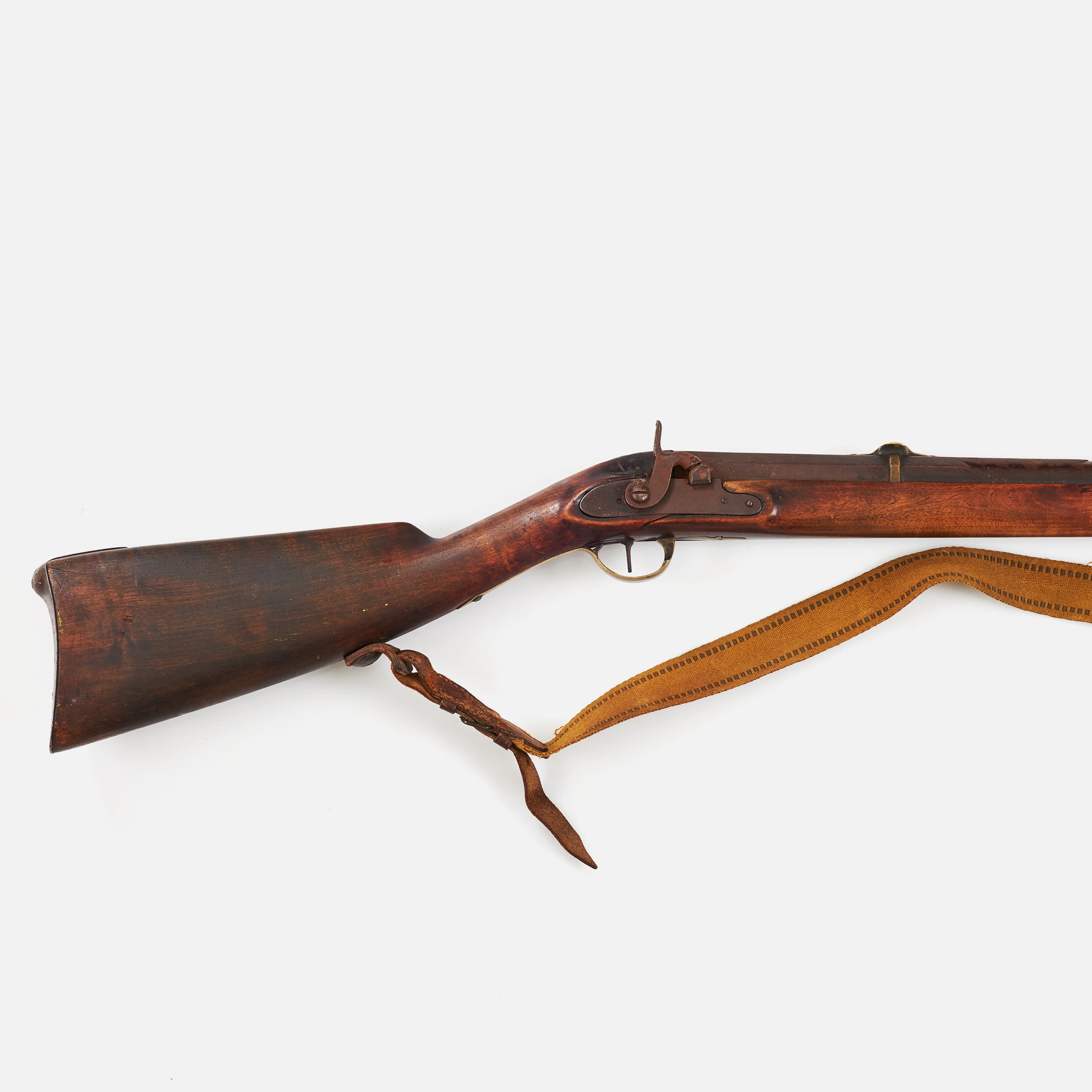 SLAGLÅSGEVÄR. Svensk, oktagonalt kammarstycke, 1800-talets första hälft.