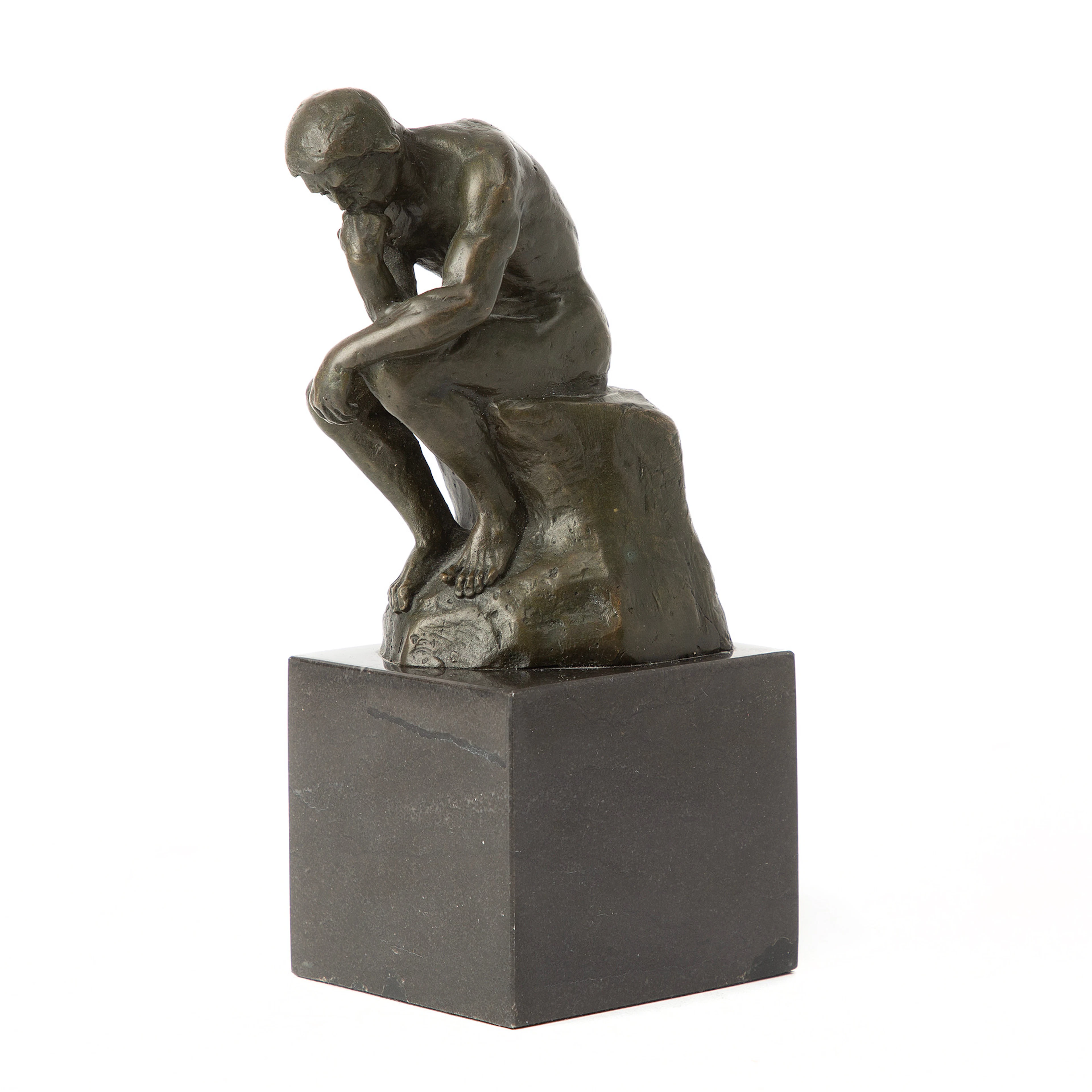 AUGUSTE RODIN. EFTER. "Tänkaren", skulptur, brons.