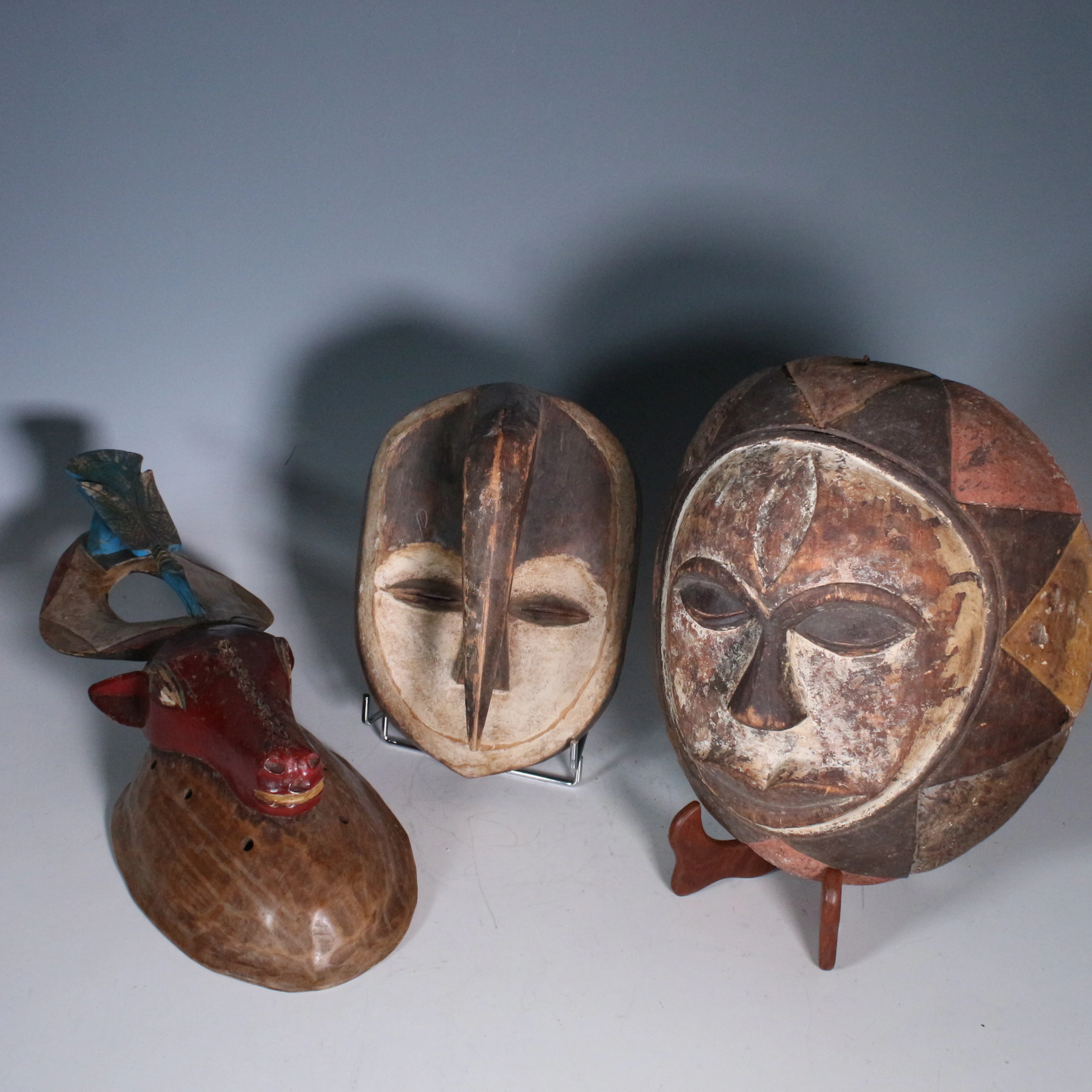 Konvolut afrikanische Masken.