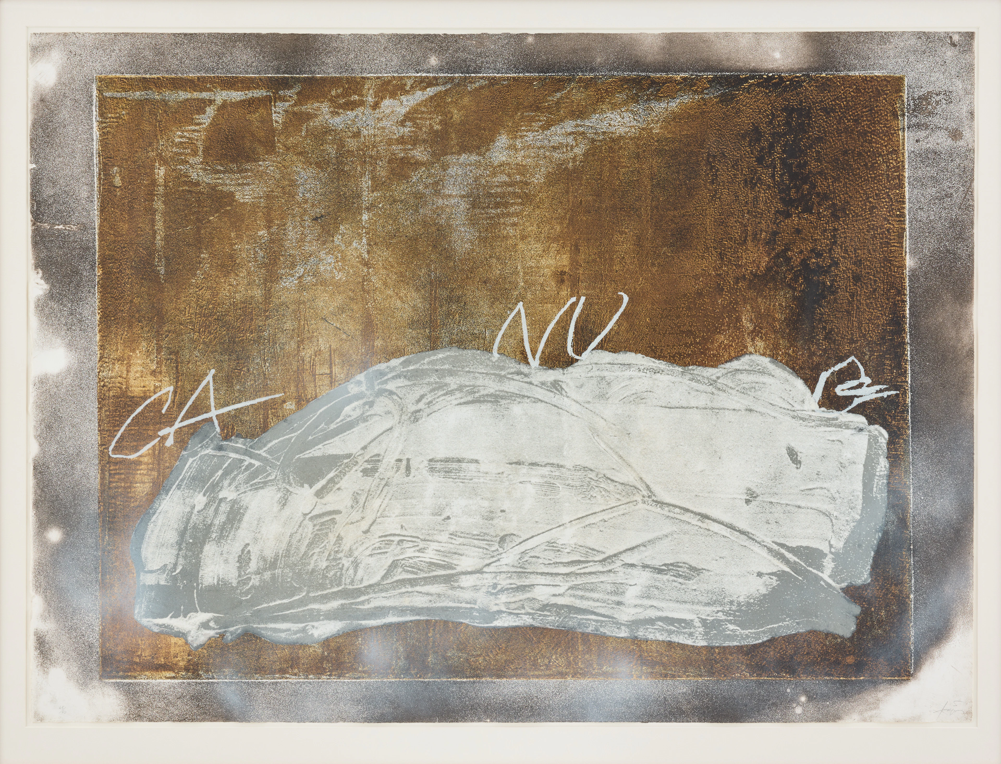 ANTONI TÀPIES. "Nu".