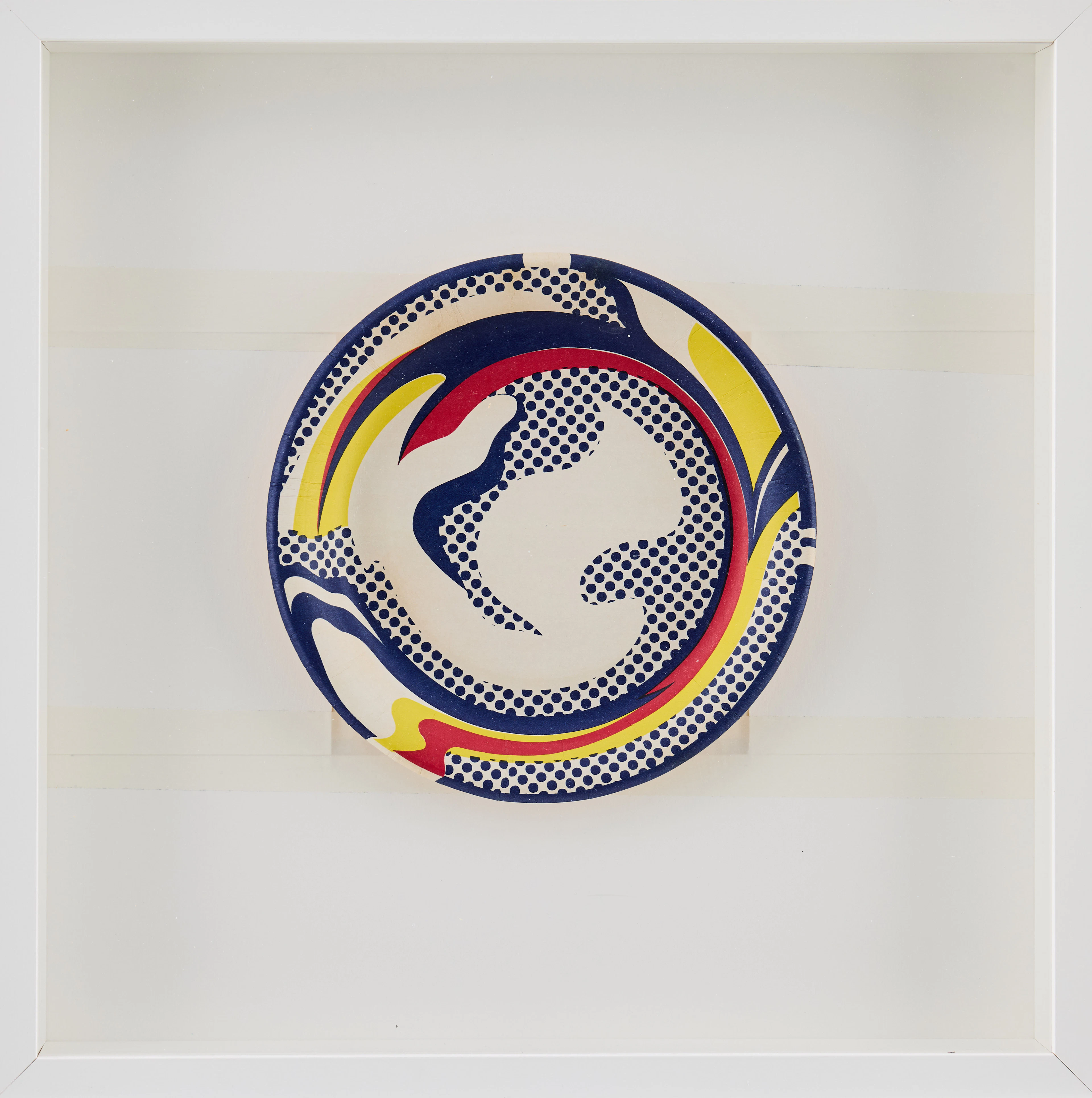ROY LICHTENSTEIN. "Paper Plate".