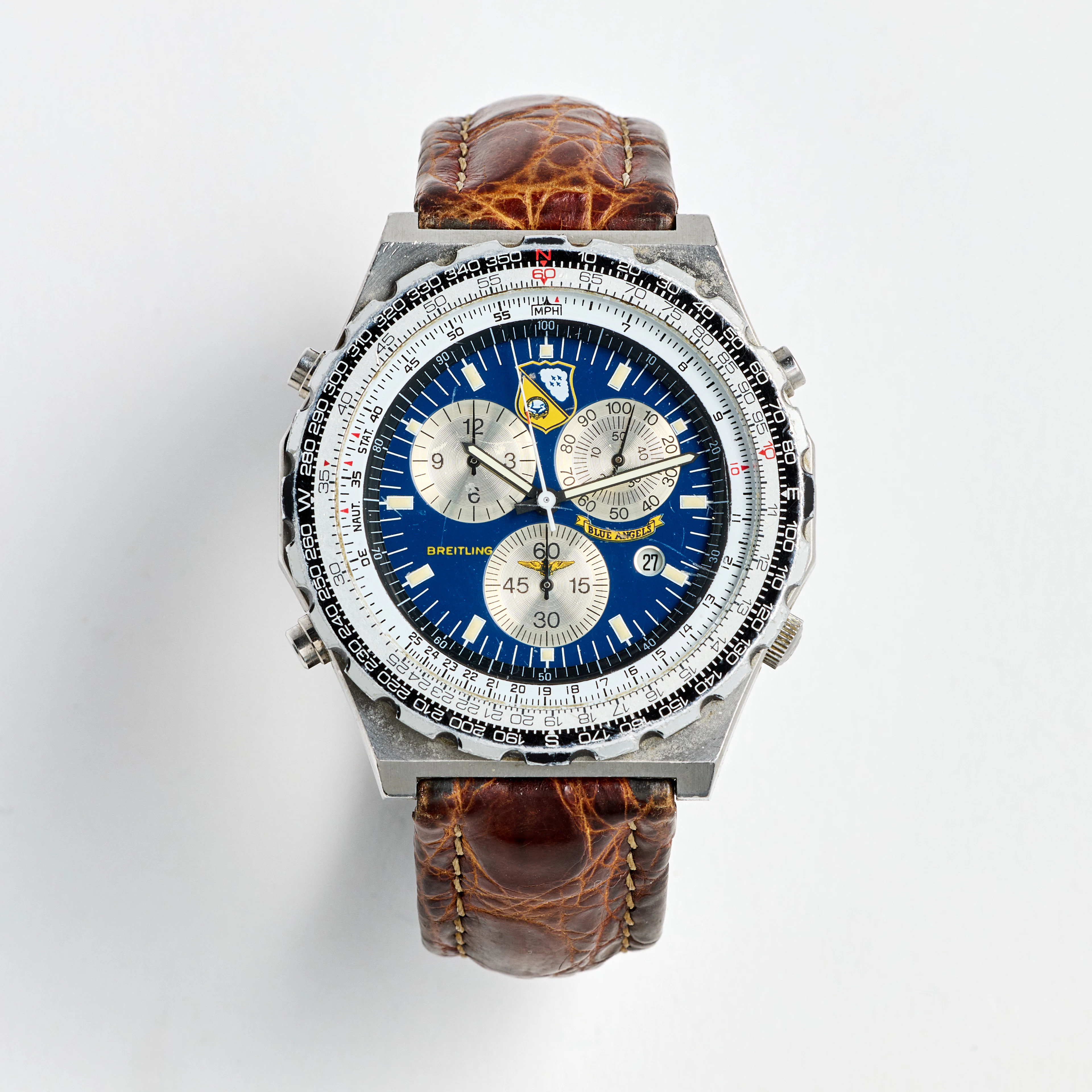 BREITLING, Navitimer, Jupiter Pilot, Blue Angels, armbandsur, 42 mm