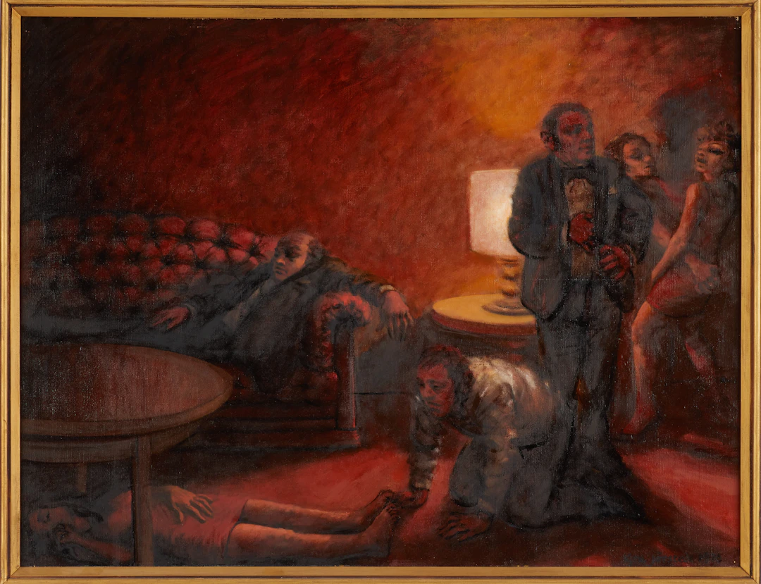 KJELL JÖRSTEDT. Utan titel, olja på duk, signerad och daterad 1976.