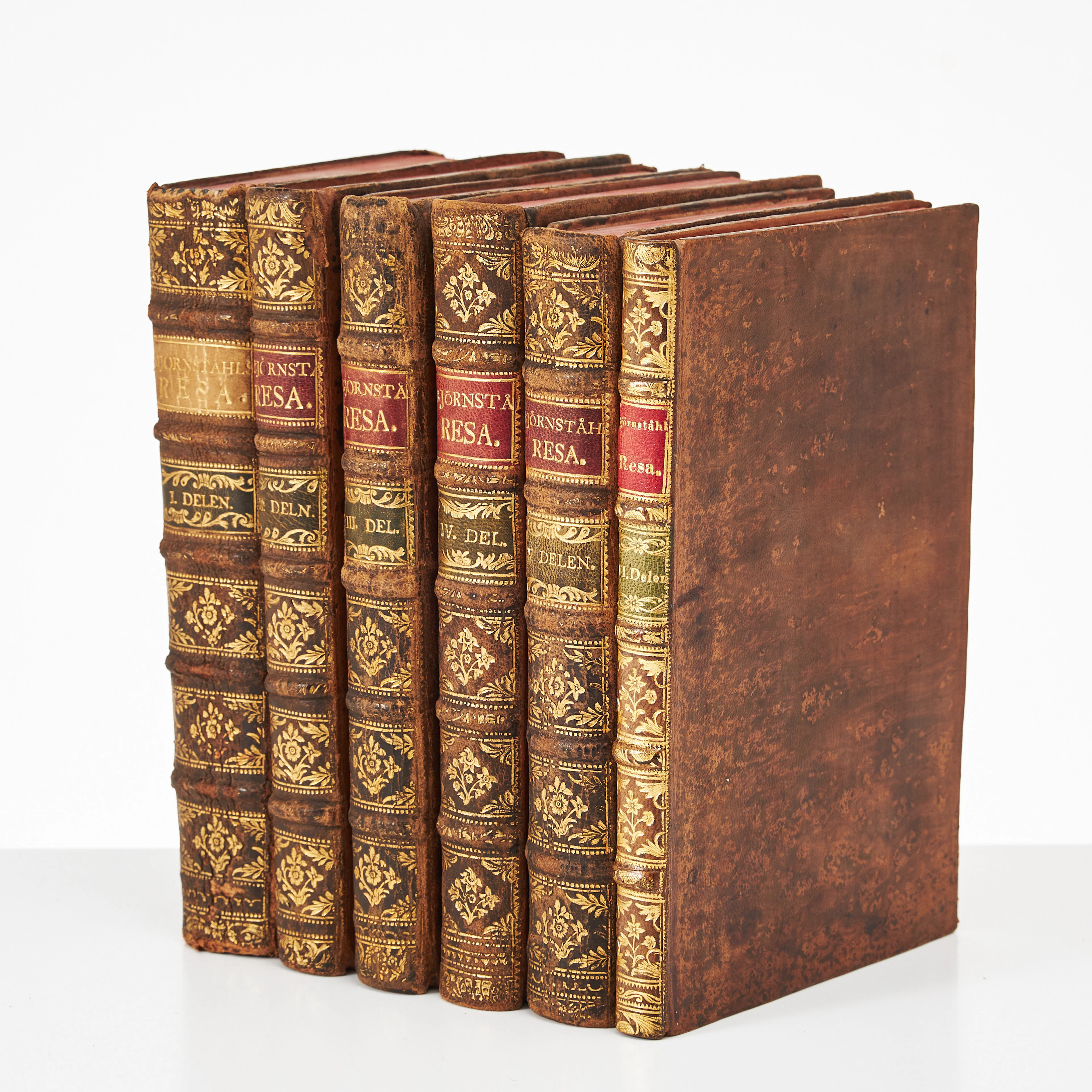 BJÖRNSTÅHL, RESOR I EUROPA OCH TURKIET, 1780-1784, 6 VOLYMER.