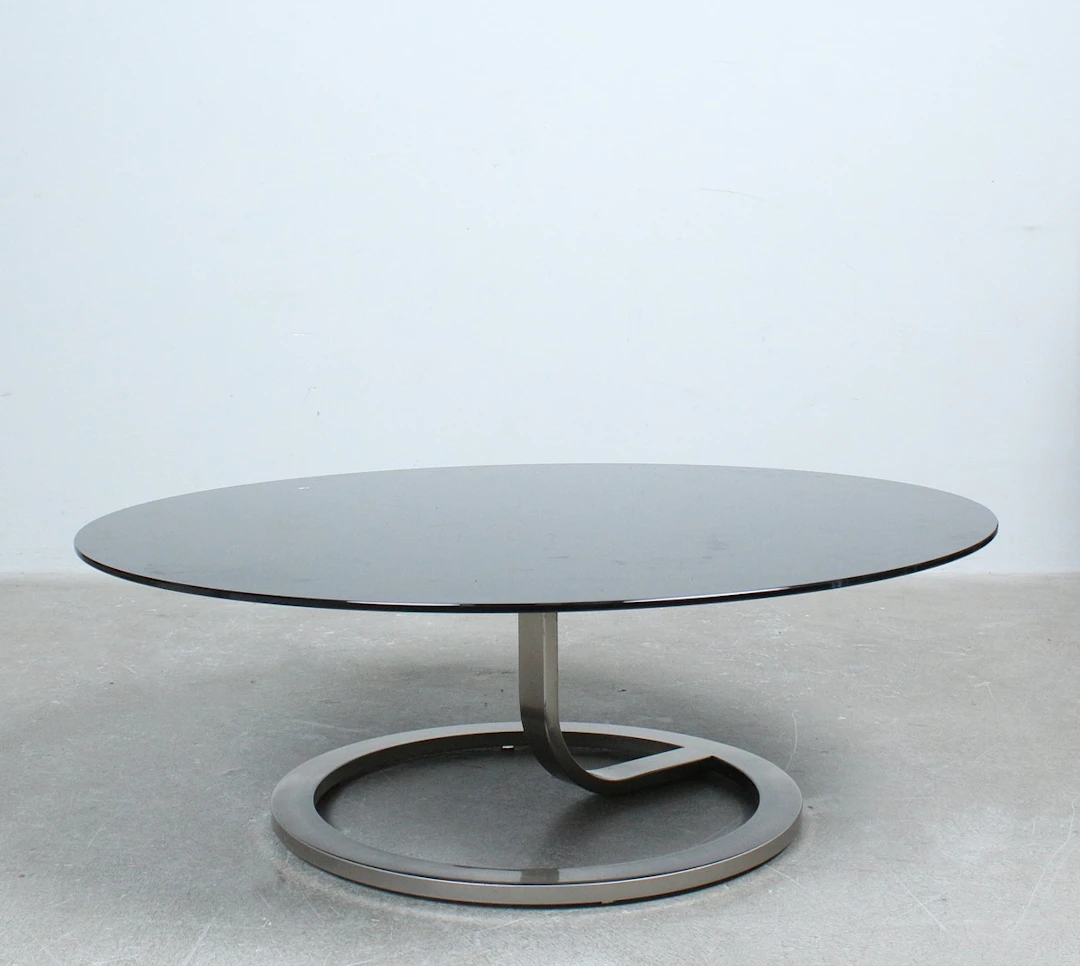 Couchtisch aus der Serie „Wonder“ von Natuzzi, Glas, 1990er.