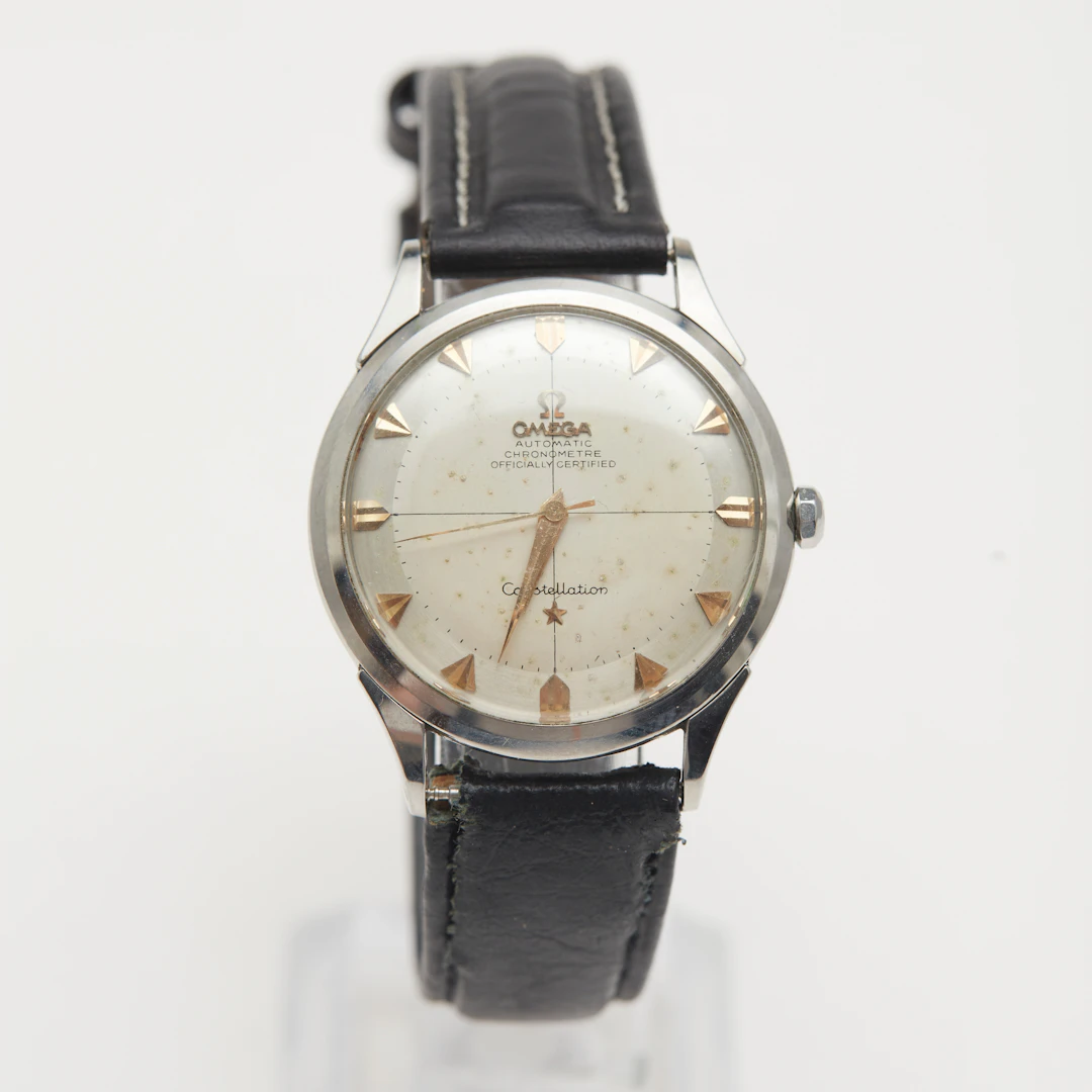OMEGA. Armbanduhr/ Chronometer, 'Constellation', Handaufzug, 1950er/1960er
