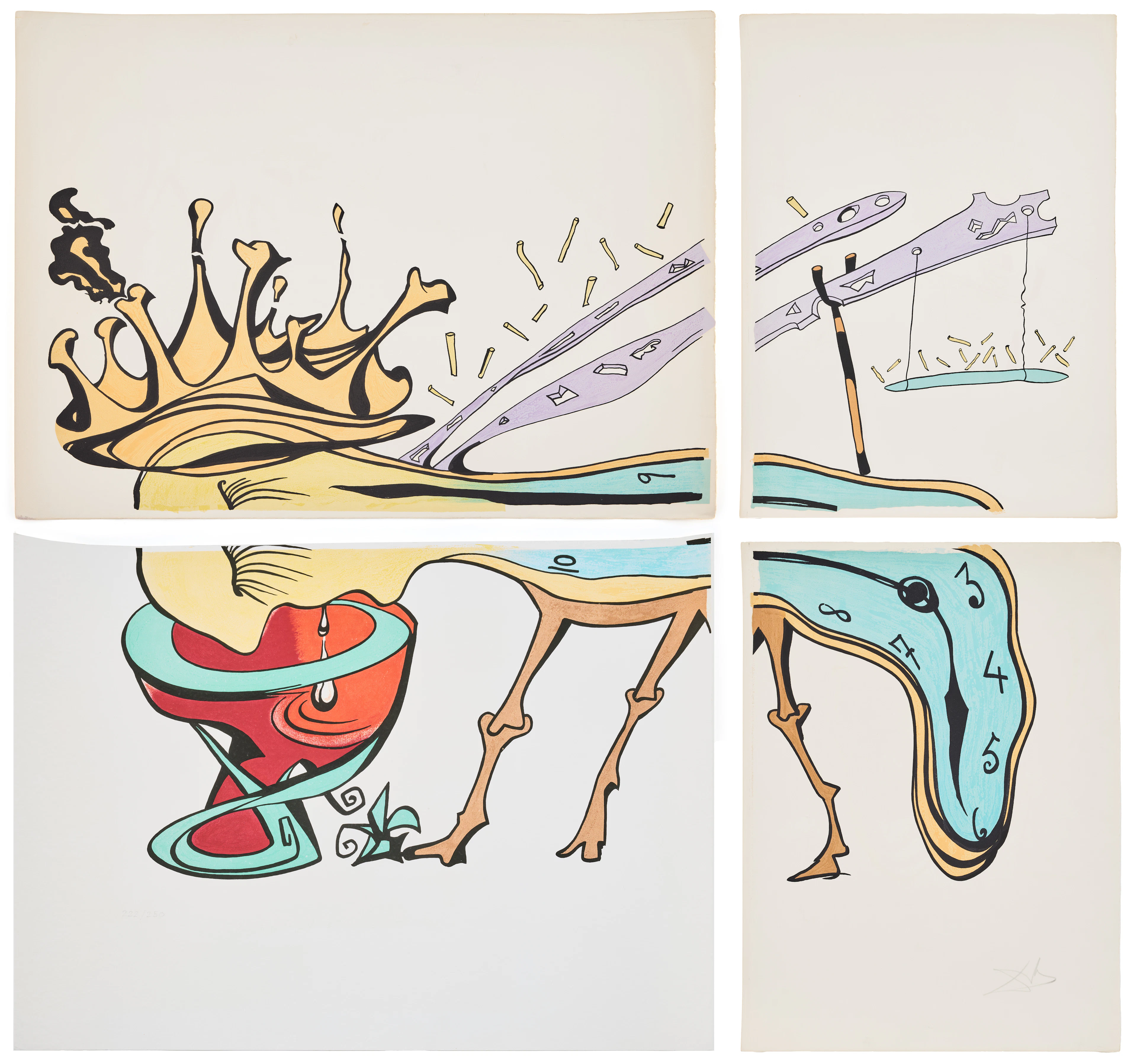 SALVADOR DALÍ. "Royal Insect".