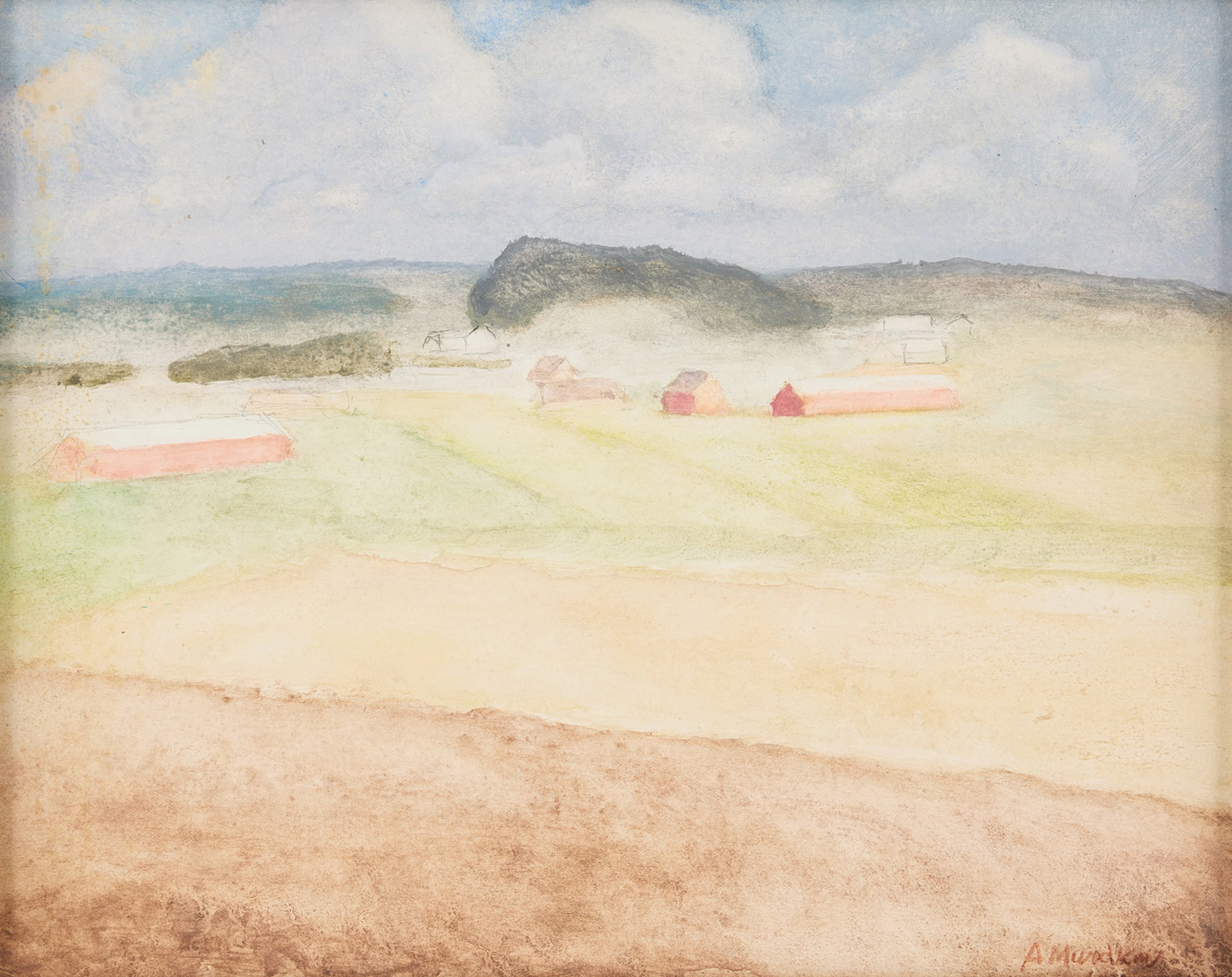 ANTS MURAKIN (ESTLAND/SVERIGE, 1892-1975). Landskap.