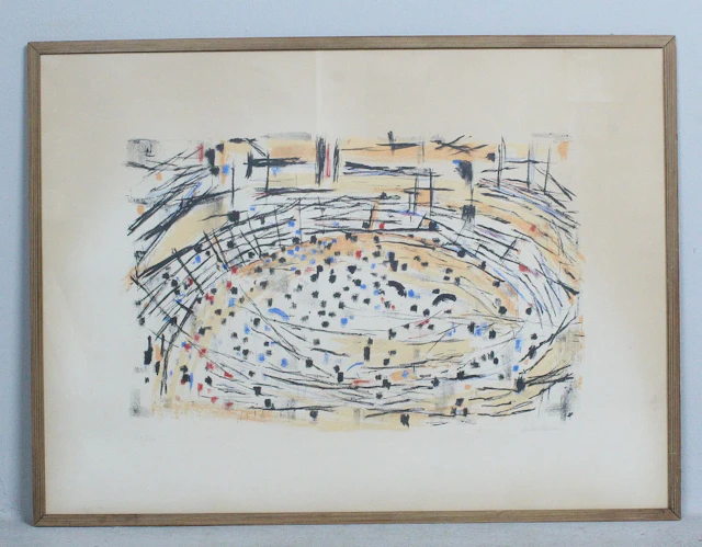 FRED ANDERSSON (1921-1989). 'Arena', Lithographie, limitiert, Ed.