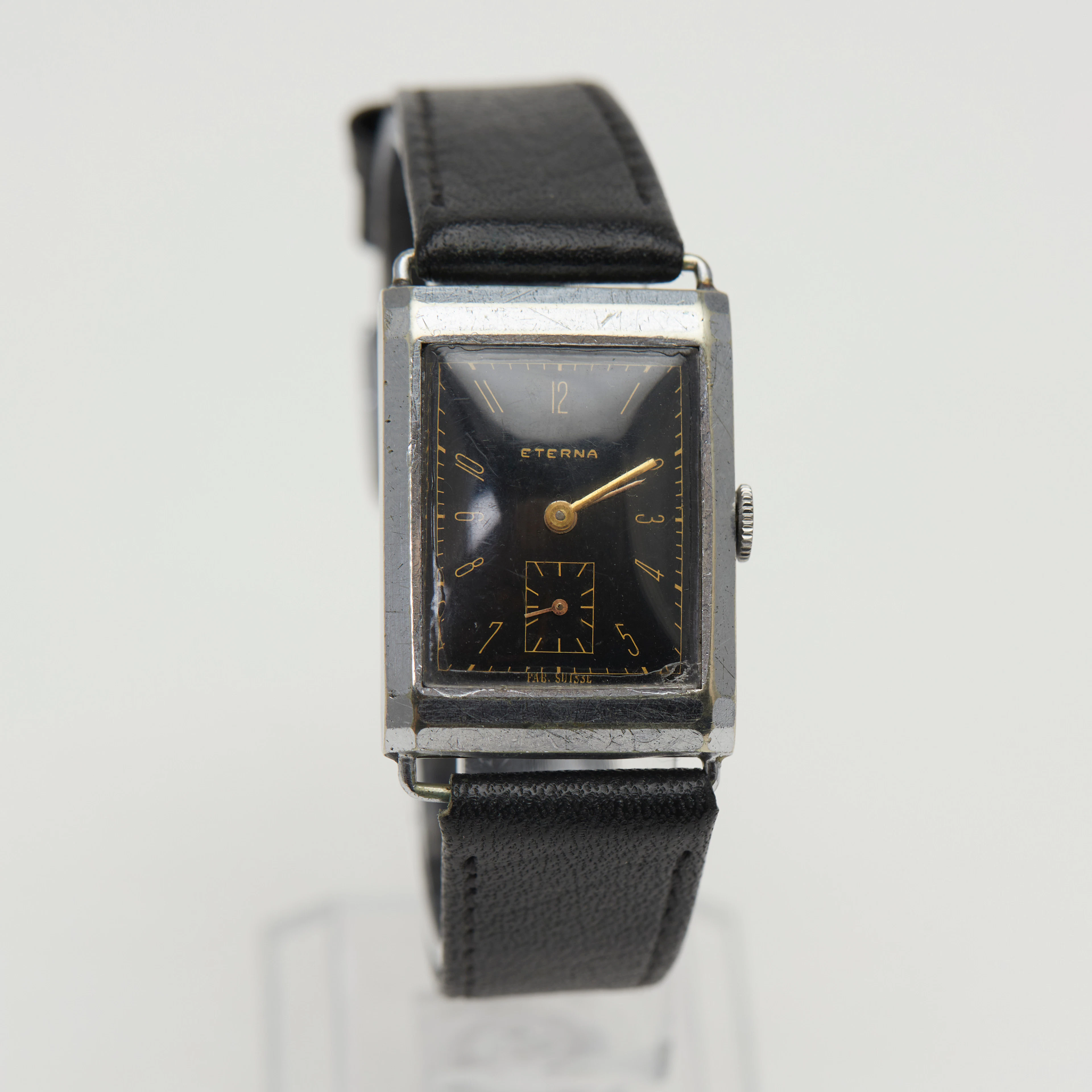 ETERNA. Art-Déco Armbanduhr, 'Tank', Handaufzug, um 1936, Schweiz-.