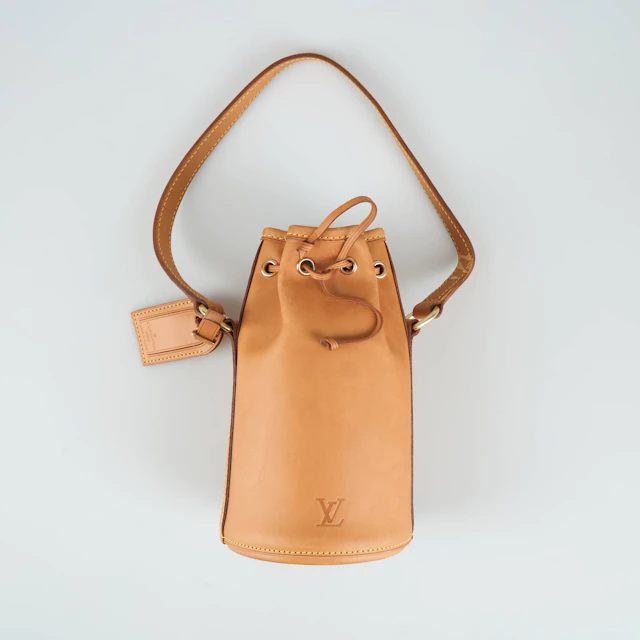 LOUIS VUITTON par Dom Pérignon. Flaskfodral i läder, Limited Edition.