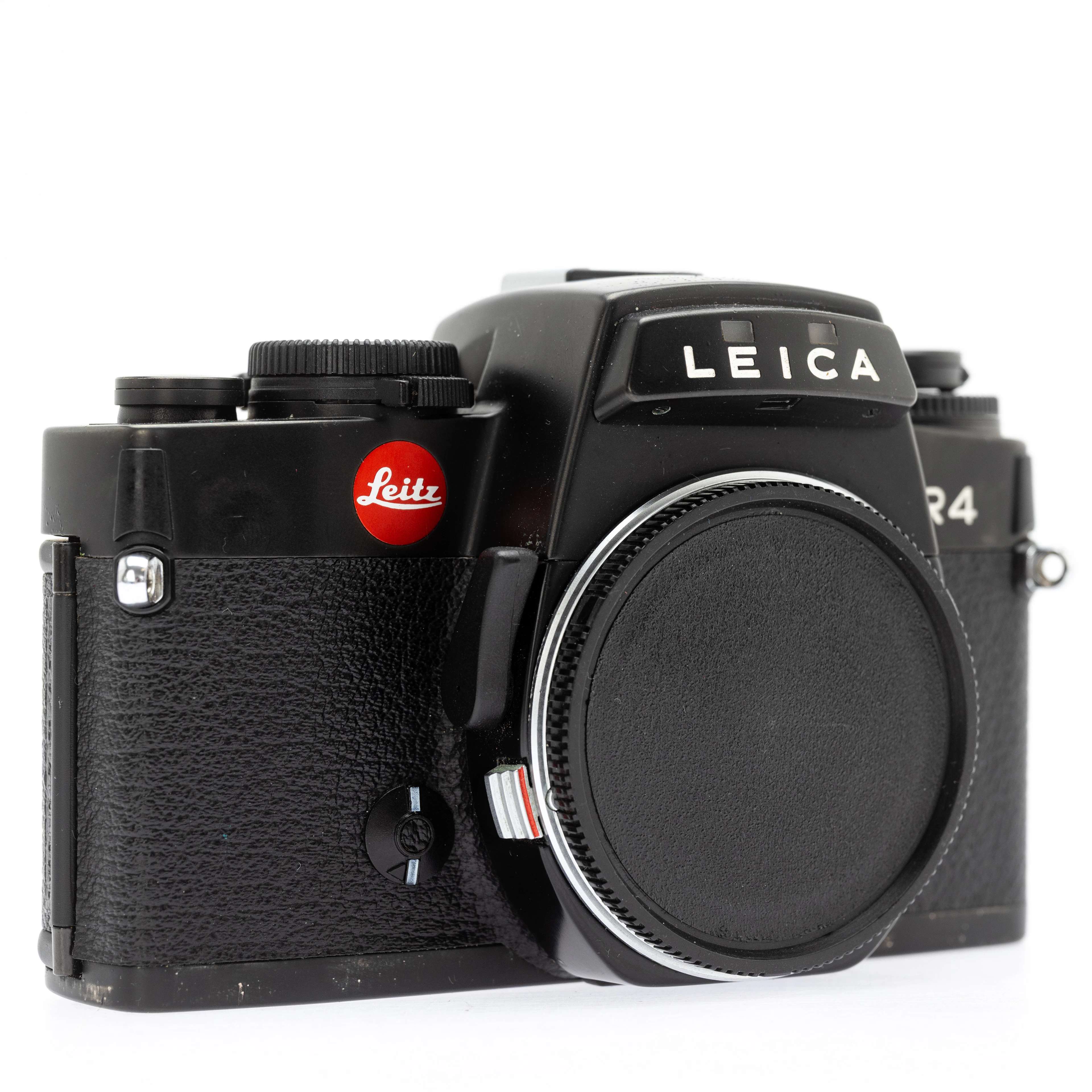 Leica R4, 35mm-Spiegelreflexkamera ( SN 1597979 ).