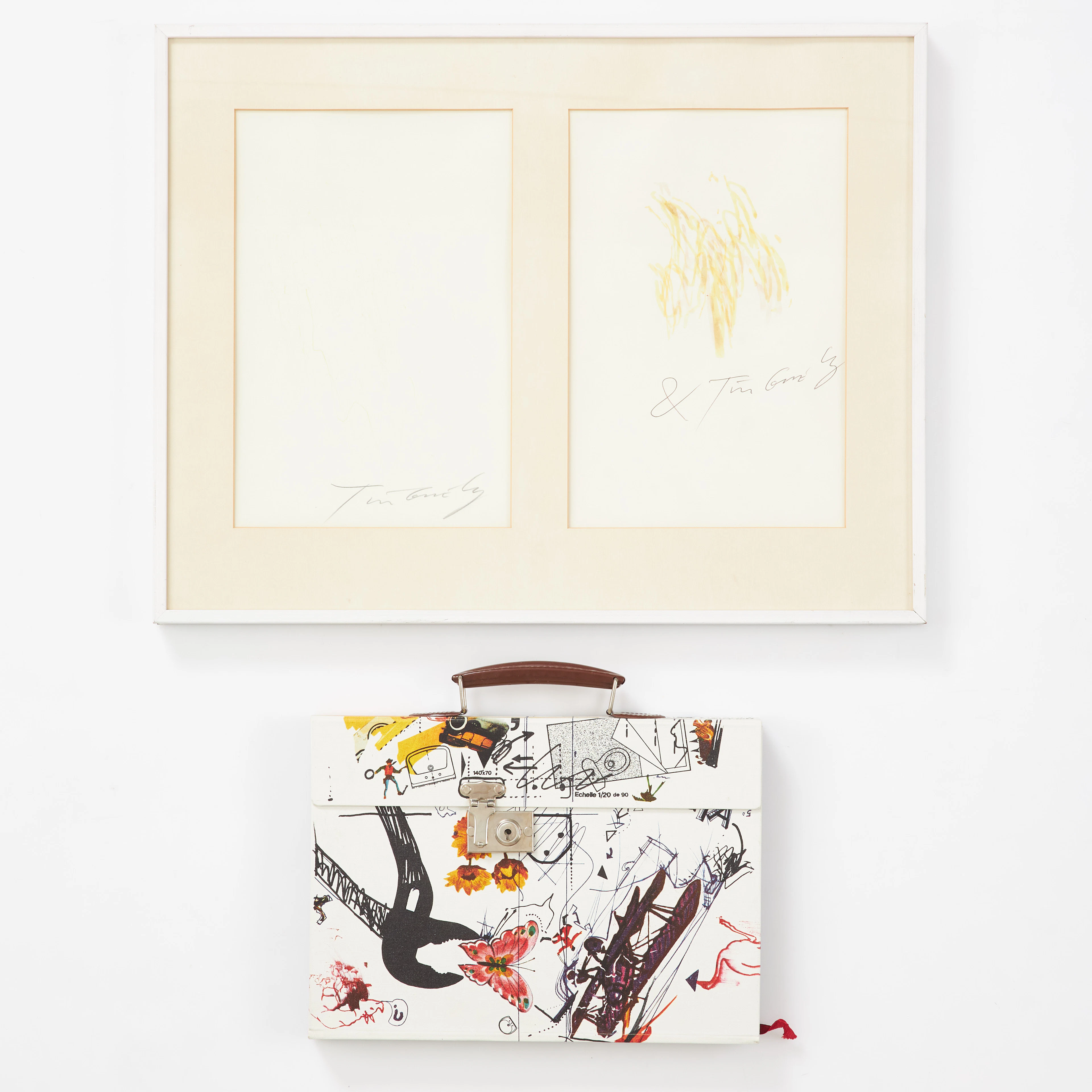 JEAN TINGUELY (SCHWEIZ, 1925-1991) & PONTUS HULTÉN. 2 dlr, "Méta"