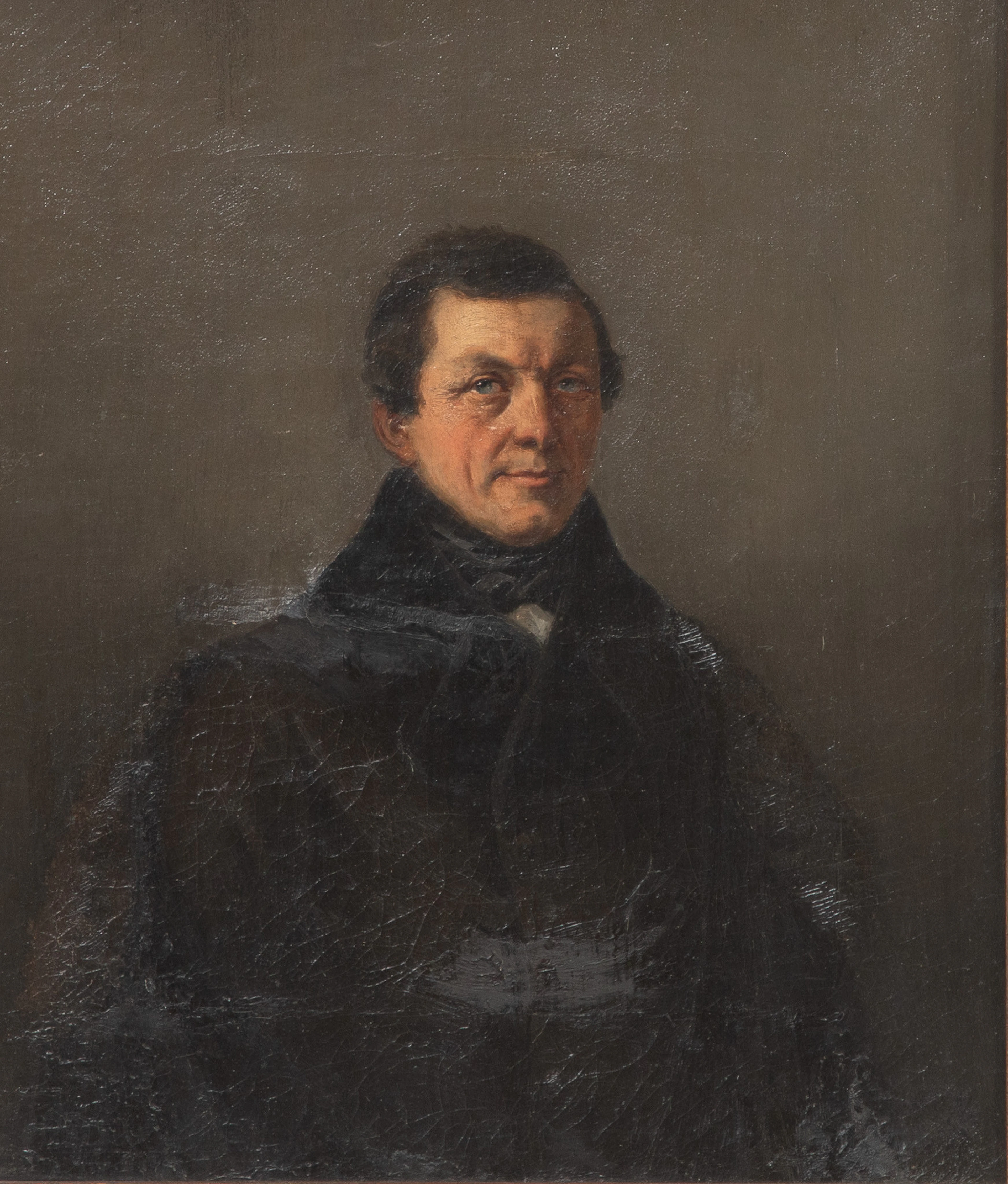 CARL ELB (1817-1887). Portrait von Johann Gottfried Liebster.